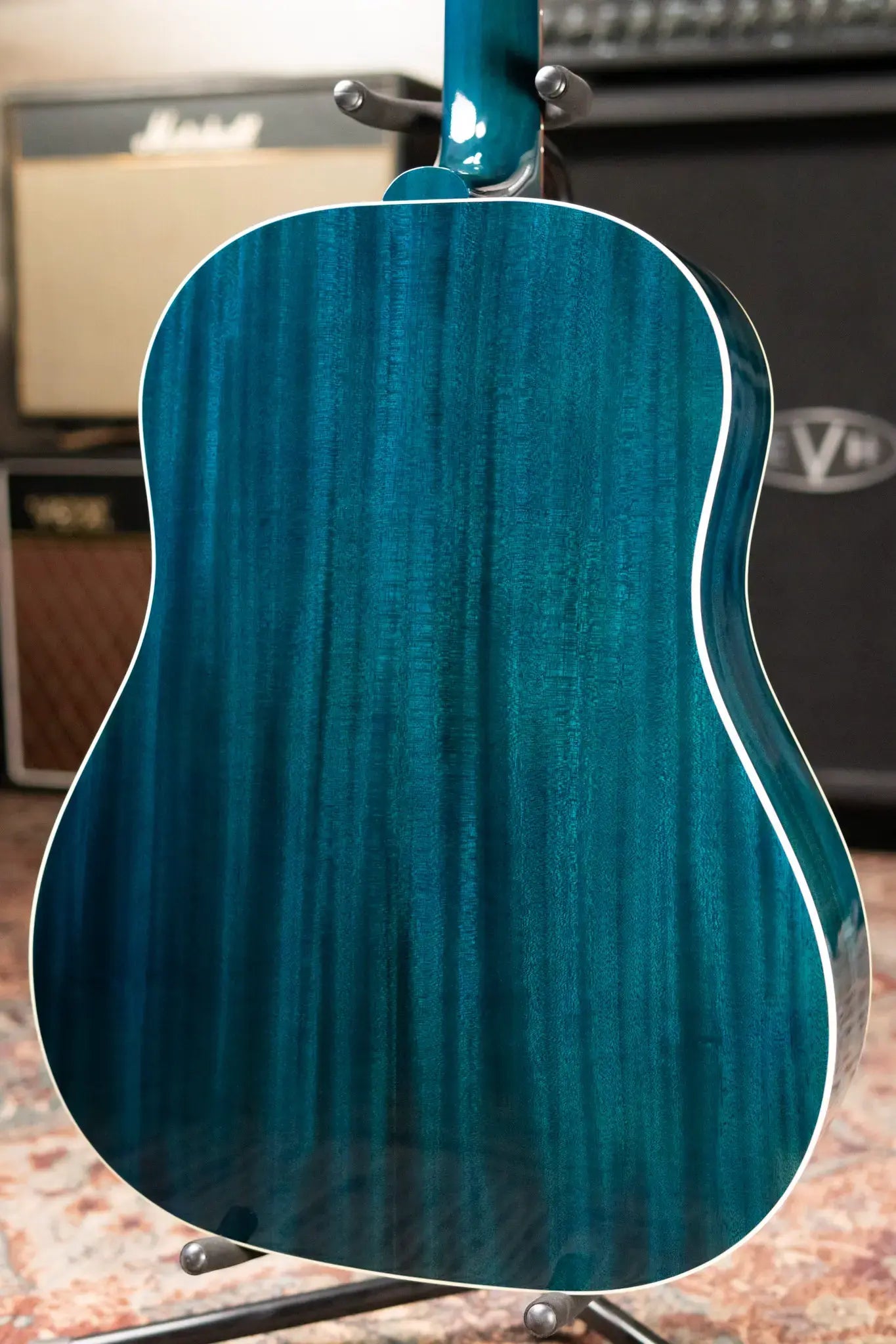 Gibson J-45 Standard Acoustic/Electric Guitar - Bluebonnet with Hardshell Case