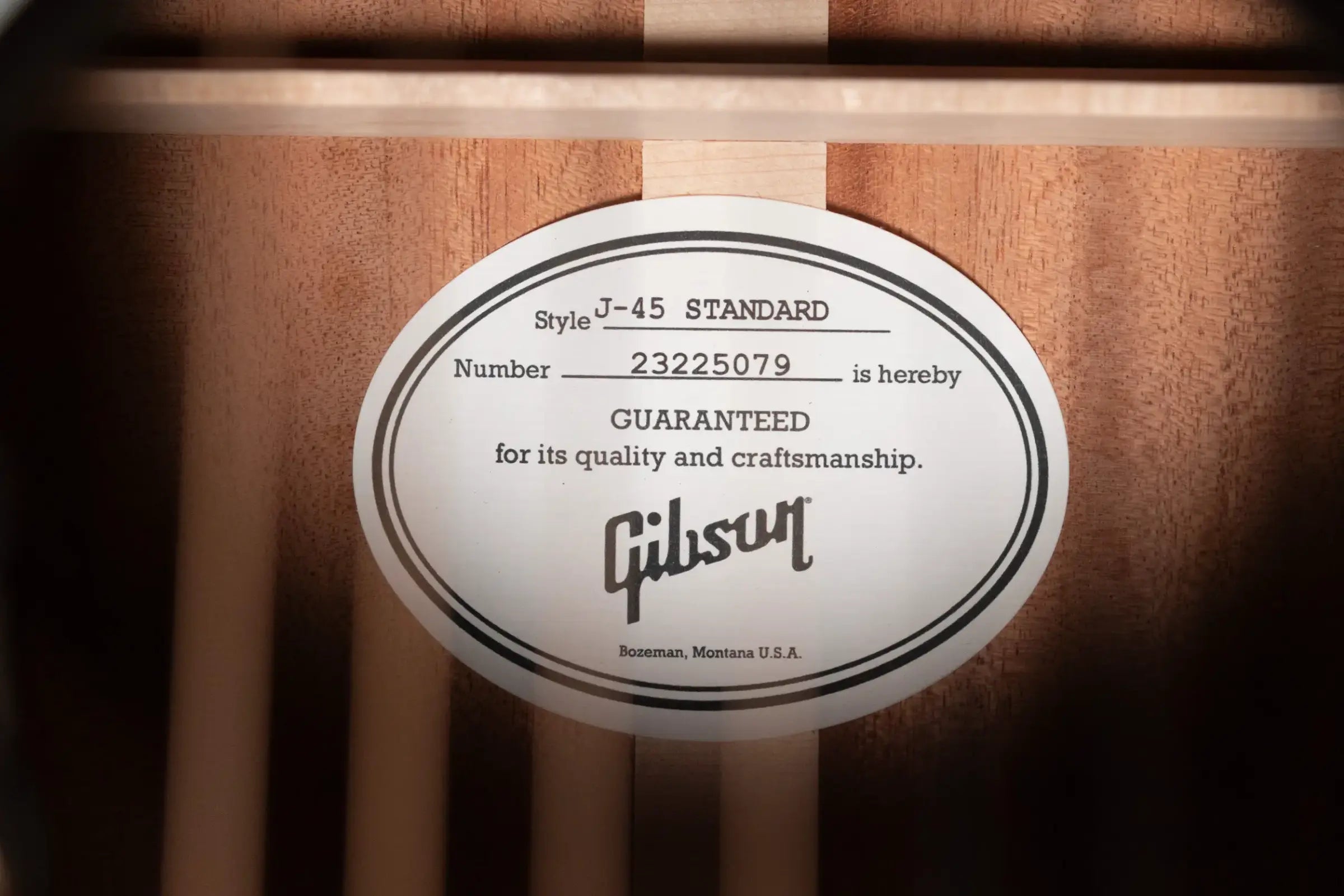 Gibson J-45 Standard Acoustic/Electric Guitar - Vintage Sunburst with Hardshell Case