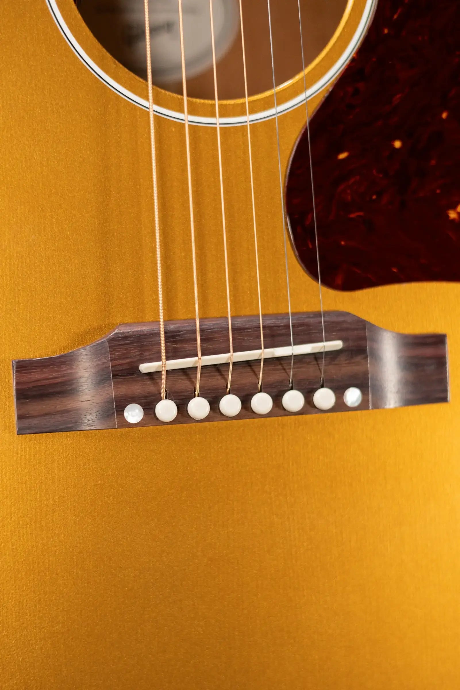 Gibson J-45 Standard Goldtop Acoustic/Electric Guitar - Goldtop Gloss with Hardshell Case