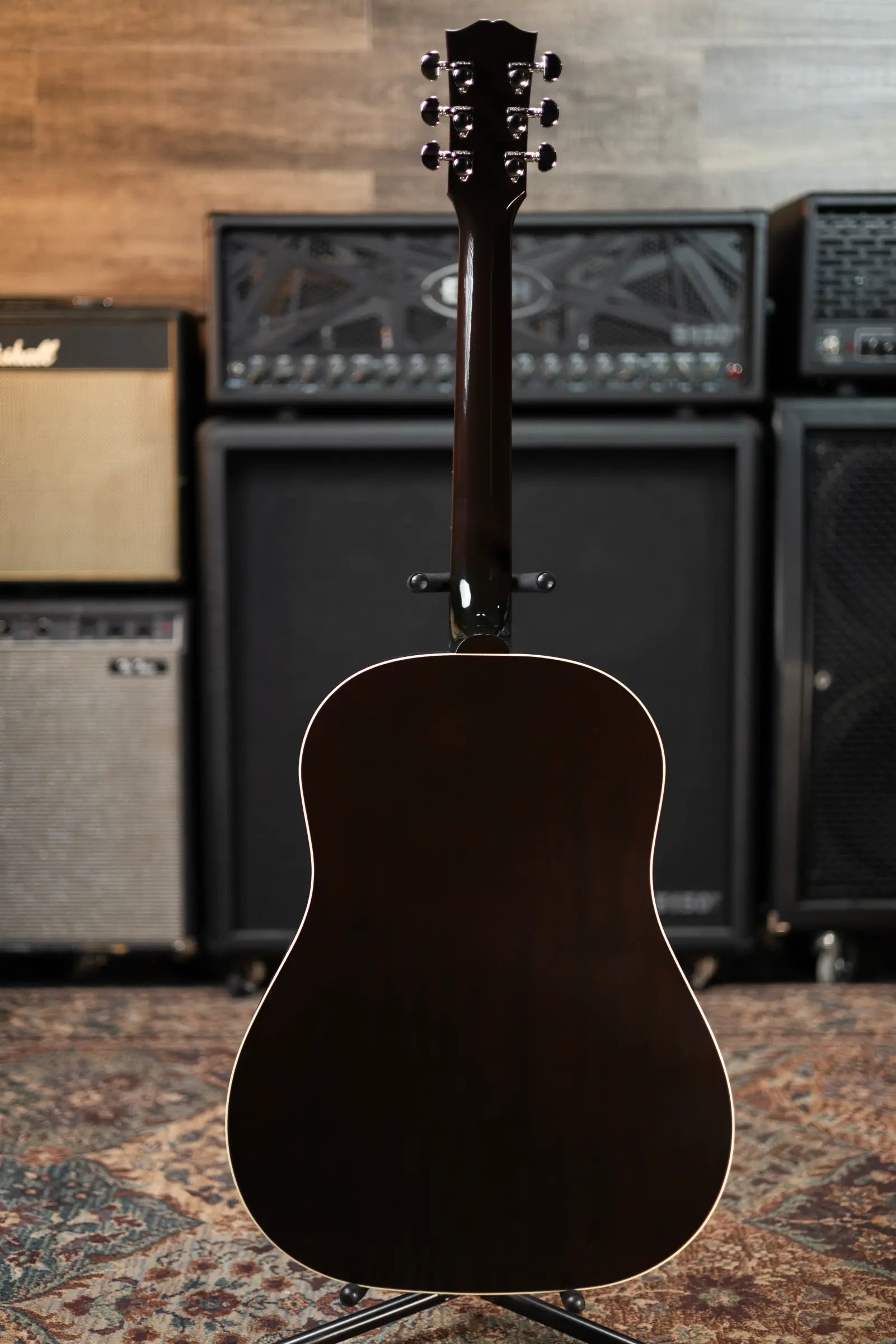 Gibson J-45 Standard Left-Handed Dreadnought Acoustic/Electric Guitar - Vintage Sunburst with Hardshell Case