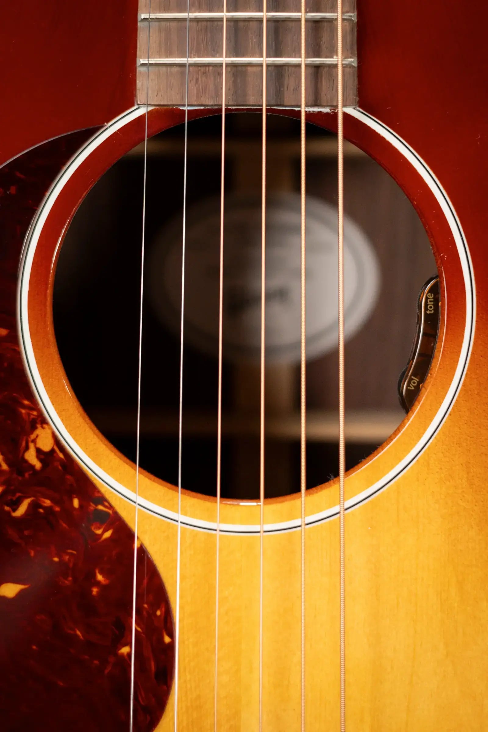 Gibson J-45 Standard Rosewood Left-Handed Acoustic/Electric Guitar - Rosewood Burst with Hardshell Case