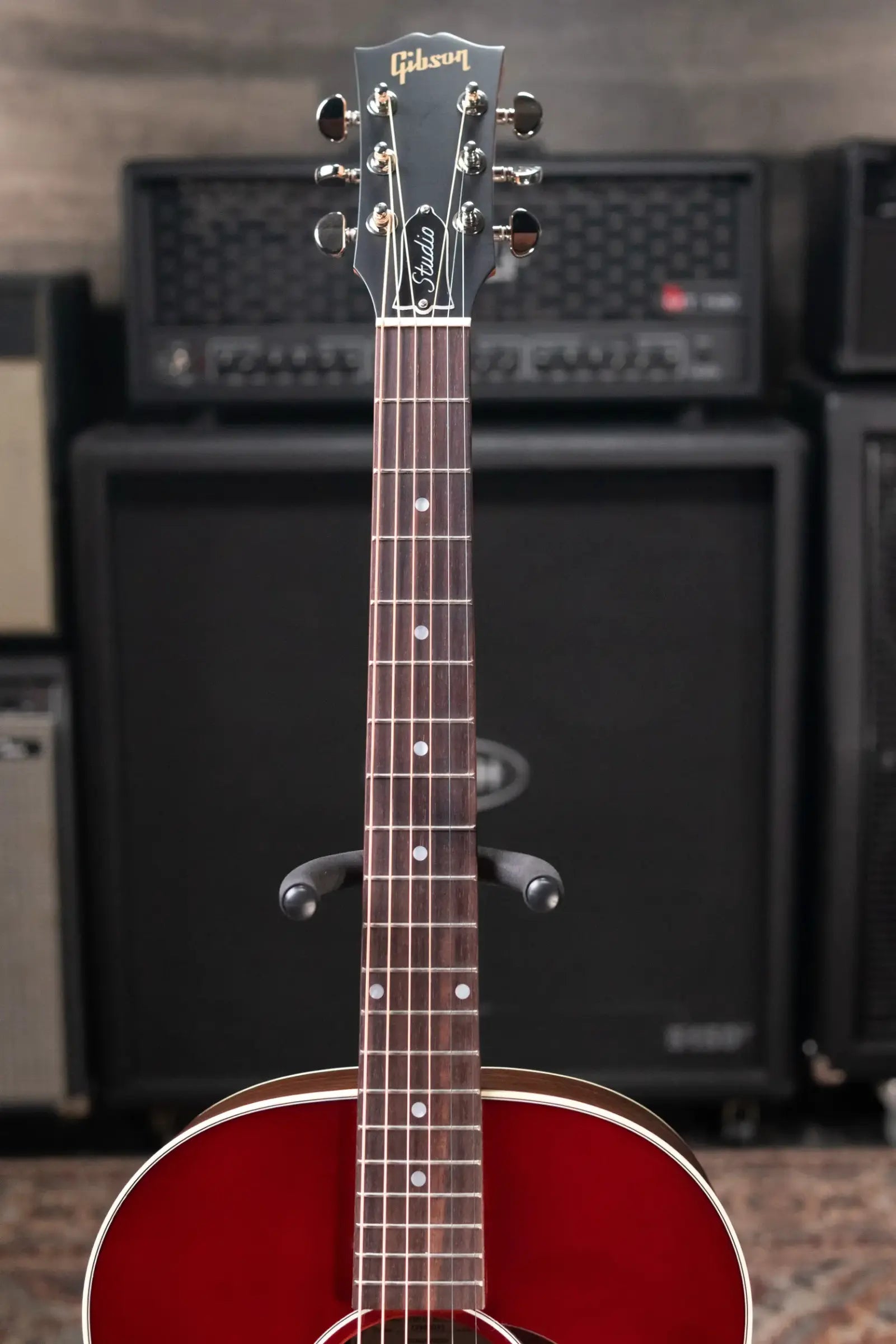 Gibson J-45 Studio Rosewood Acoustic/Electric Guitar - Rosewood Burst with Hardshell Case