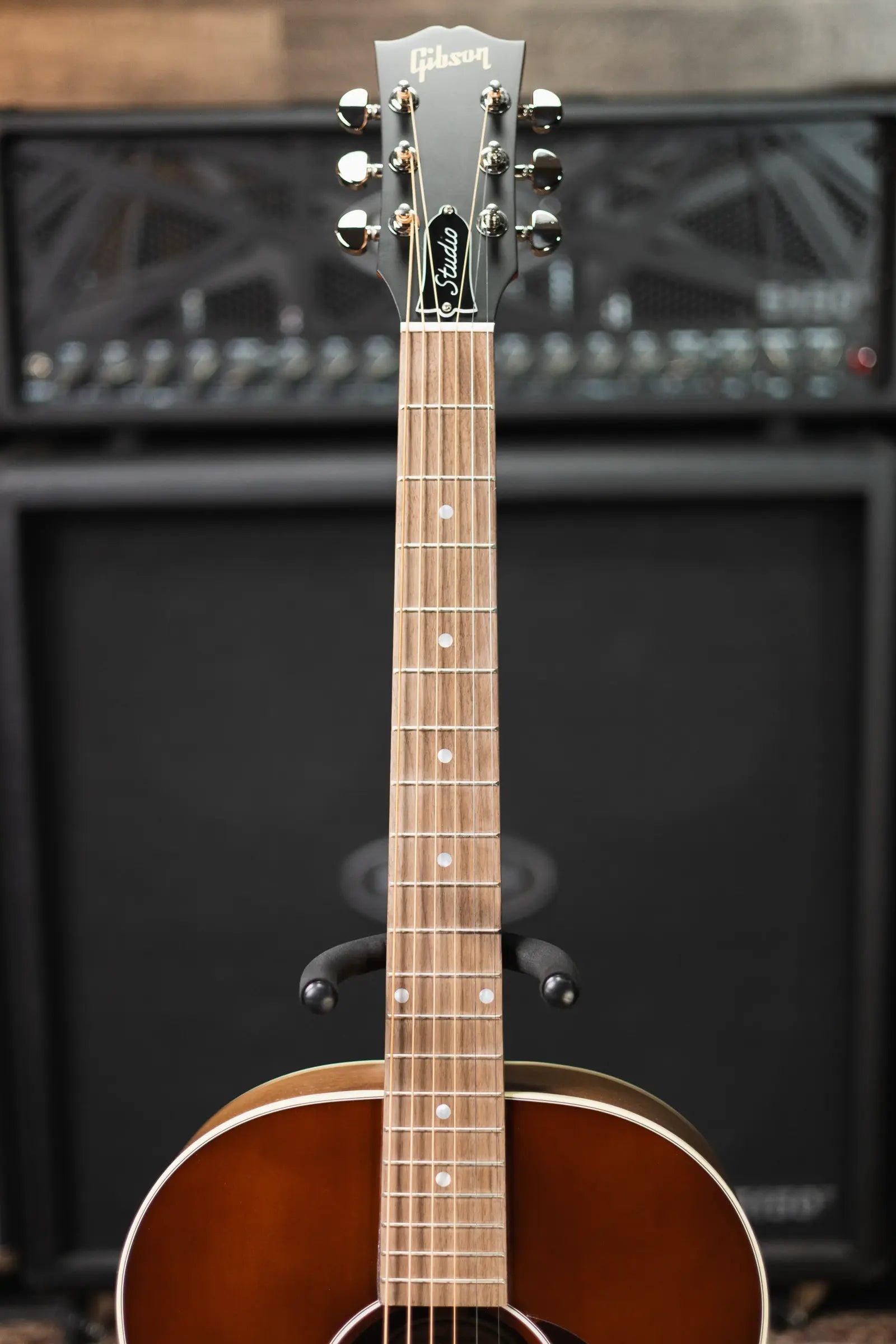 Gibson J-45 Studio Walnut Acoustic/Electric Guitar - Walnut Burst with Hardshell Case