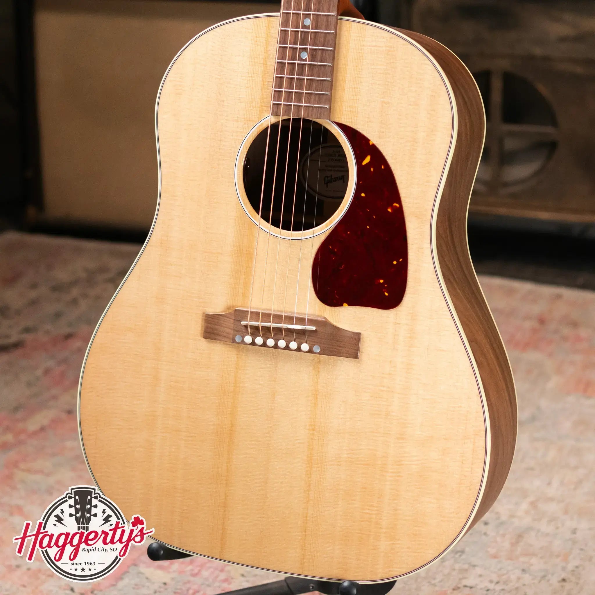 Gibson J-45 Studio Walnut Dreadnought Acoustic/Electric Guitar - Natural