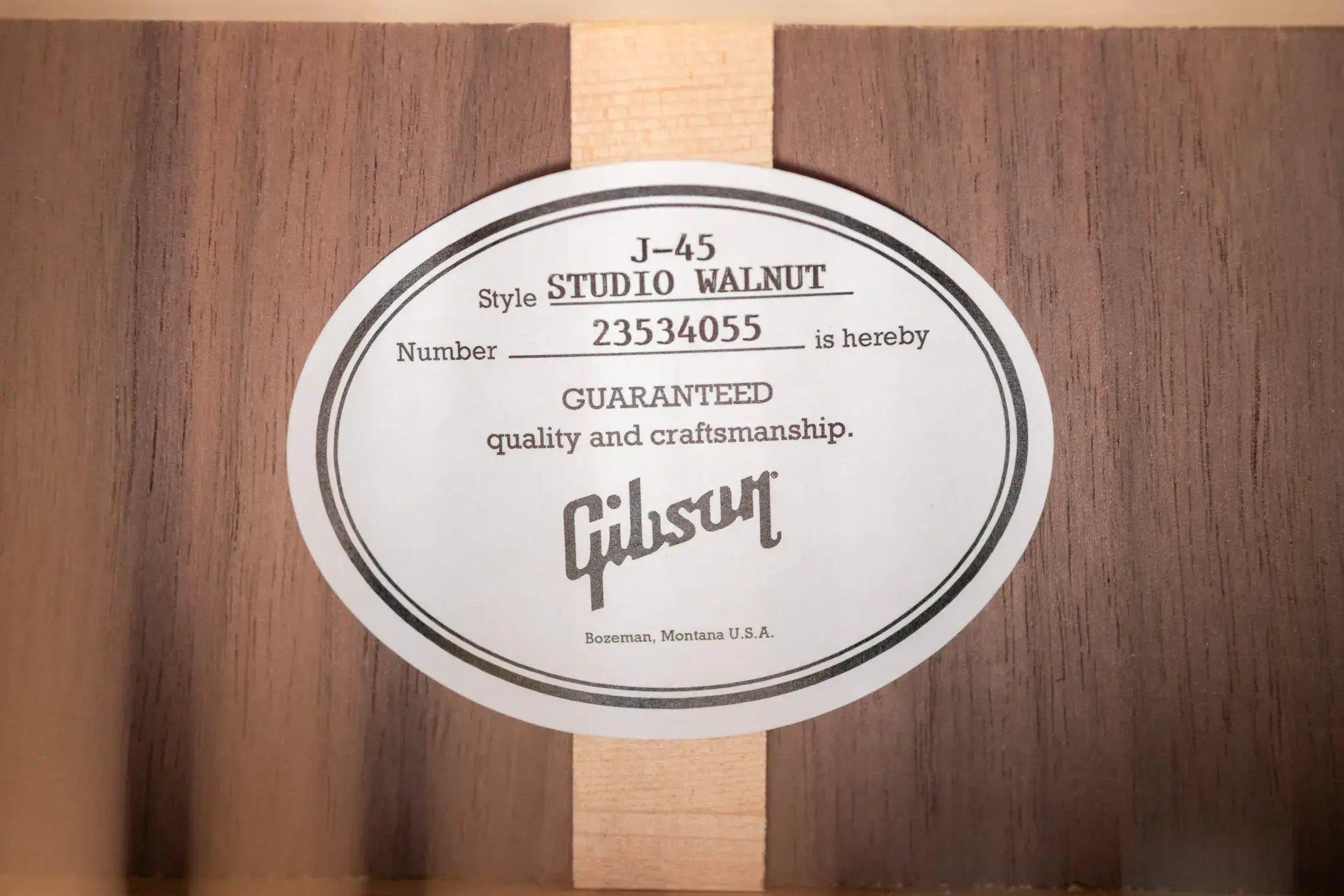 Gibson J-45 Studio Walnut Dreadnought Acoustic/Electric Guitar - Natural