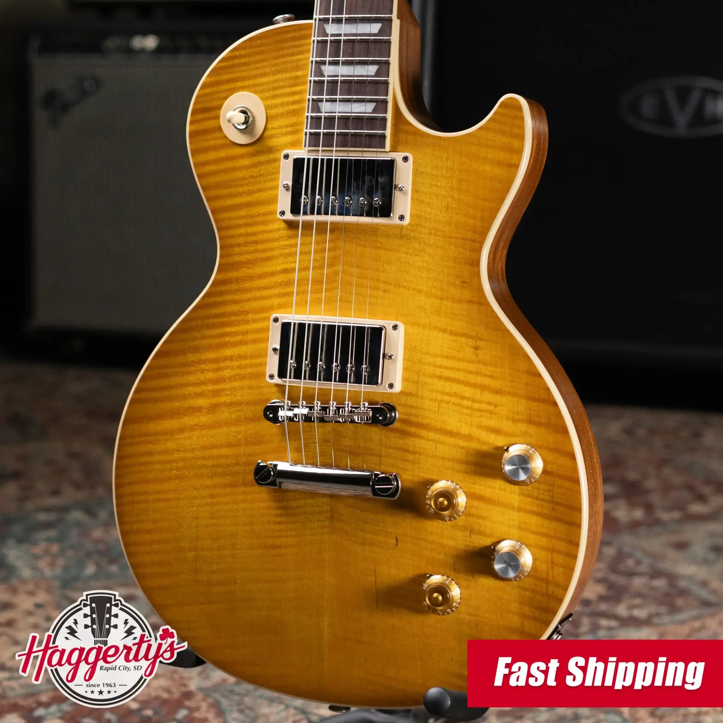 Gibson Kirk Hammett Signature Les Paul Standard "Greeny" - Greeny Burst with Original Series Hardshell Case - Used