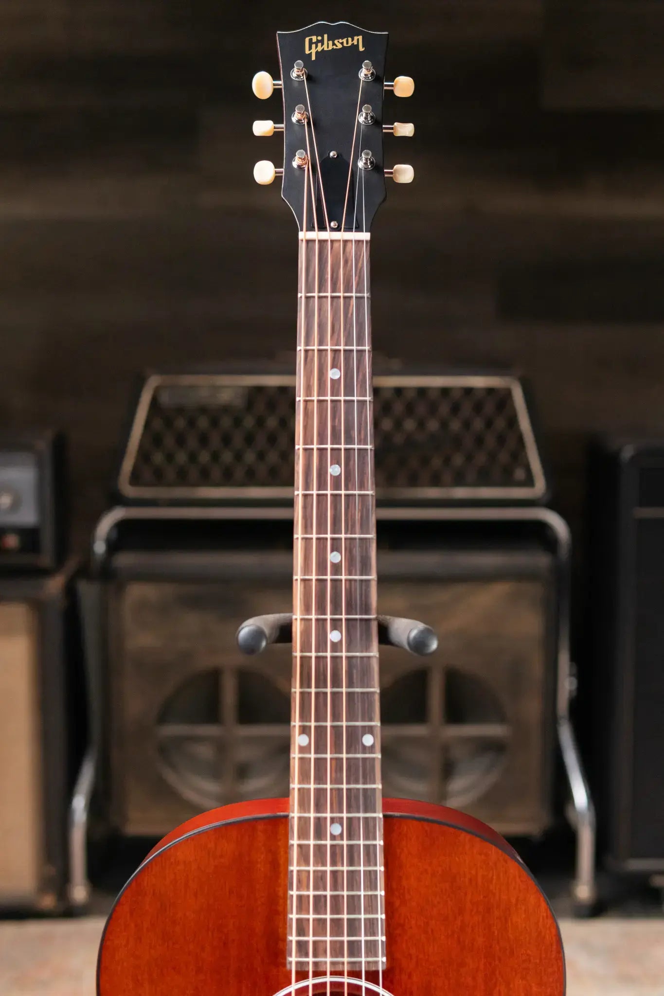 Gibson LG-2 All Mahogany Faded Acoustic/Electric Guitar - Natural with Hardshell Case