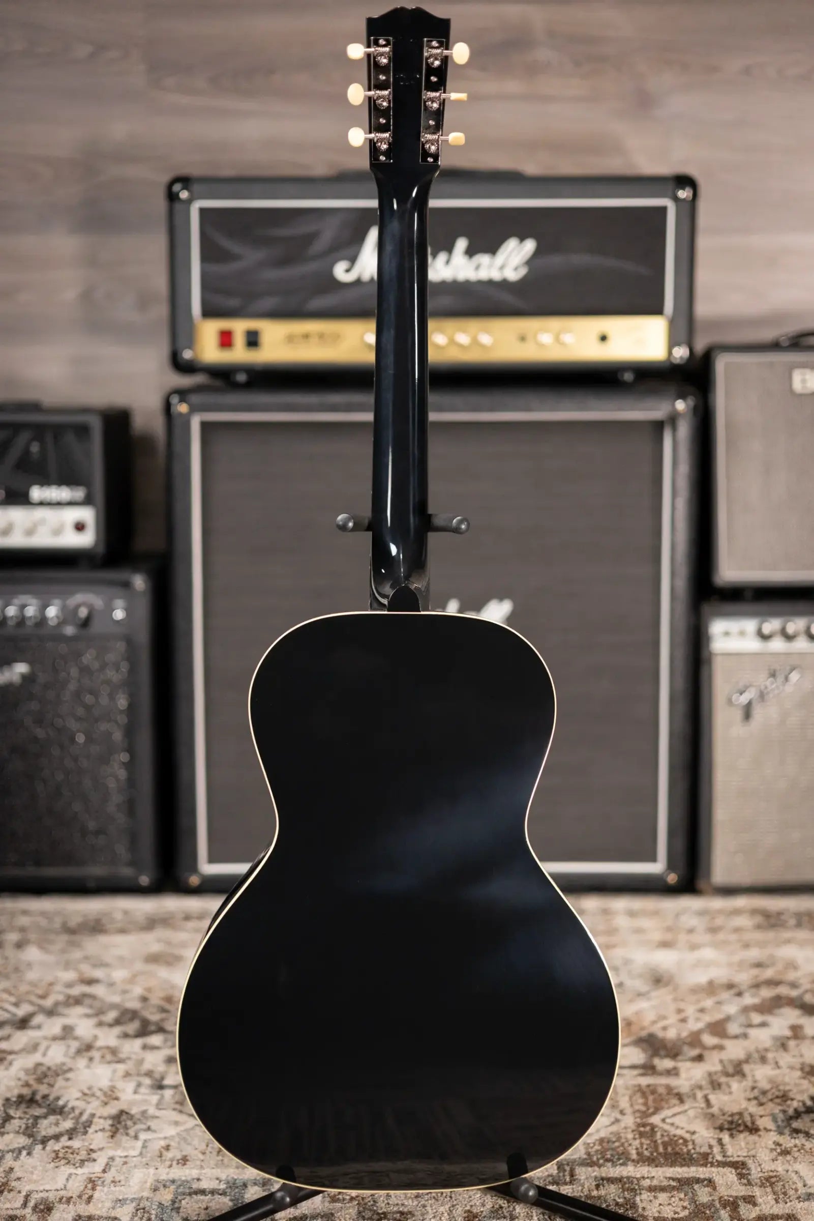 Gibson L-00 Original Left-Handed Acoustic/Electric Guitar - Ebony with Hardshell Case