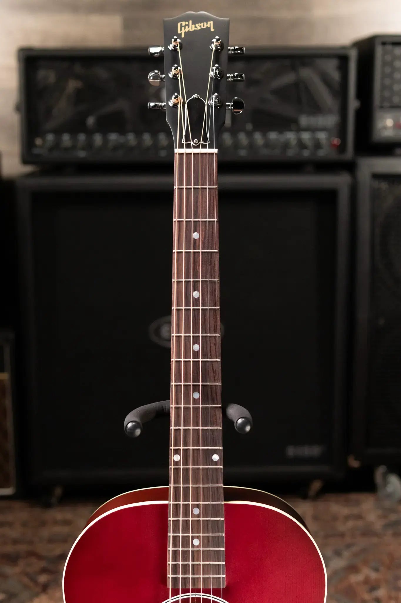 Gibson L-00 Special Acoustic/Electric Guitar - Satin Wine Red with Gig Bag