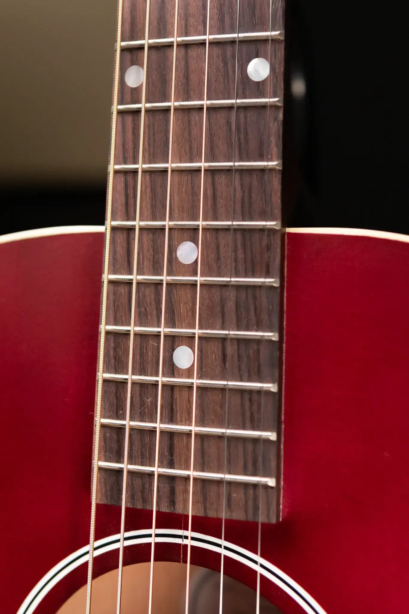 Gibson L-00 Special Acoustic/Electric Guitar - Satin Wine Red with Gig Bag