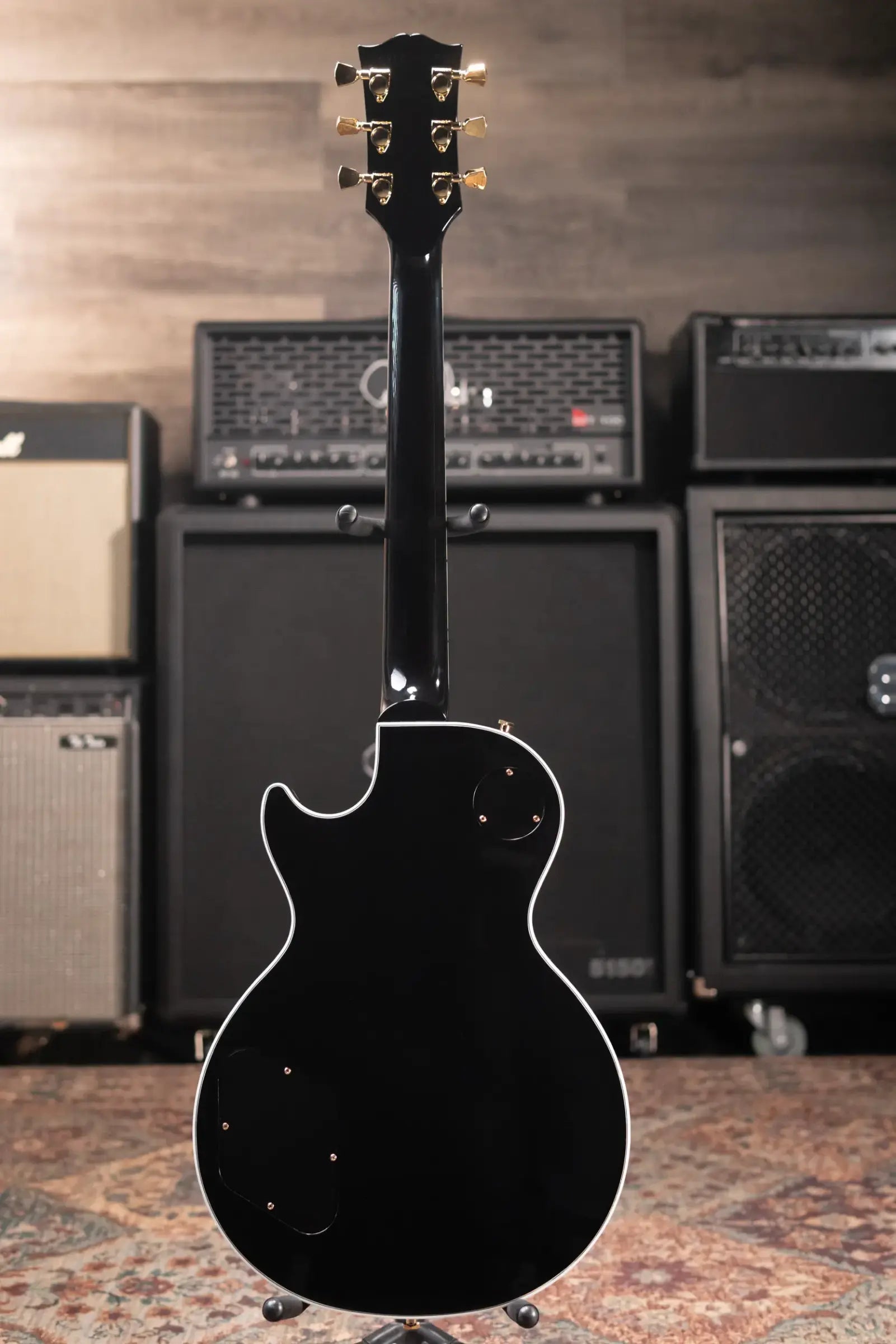 Gibson Les Paul Custom 70s Electric Guitar - Ebony with Hardshell Case