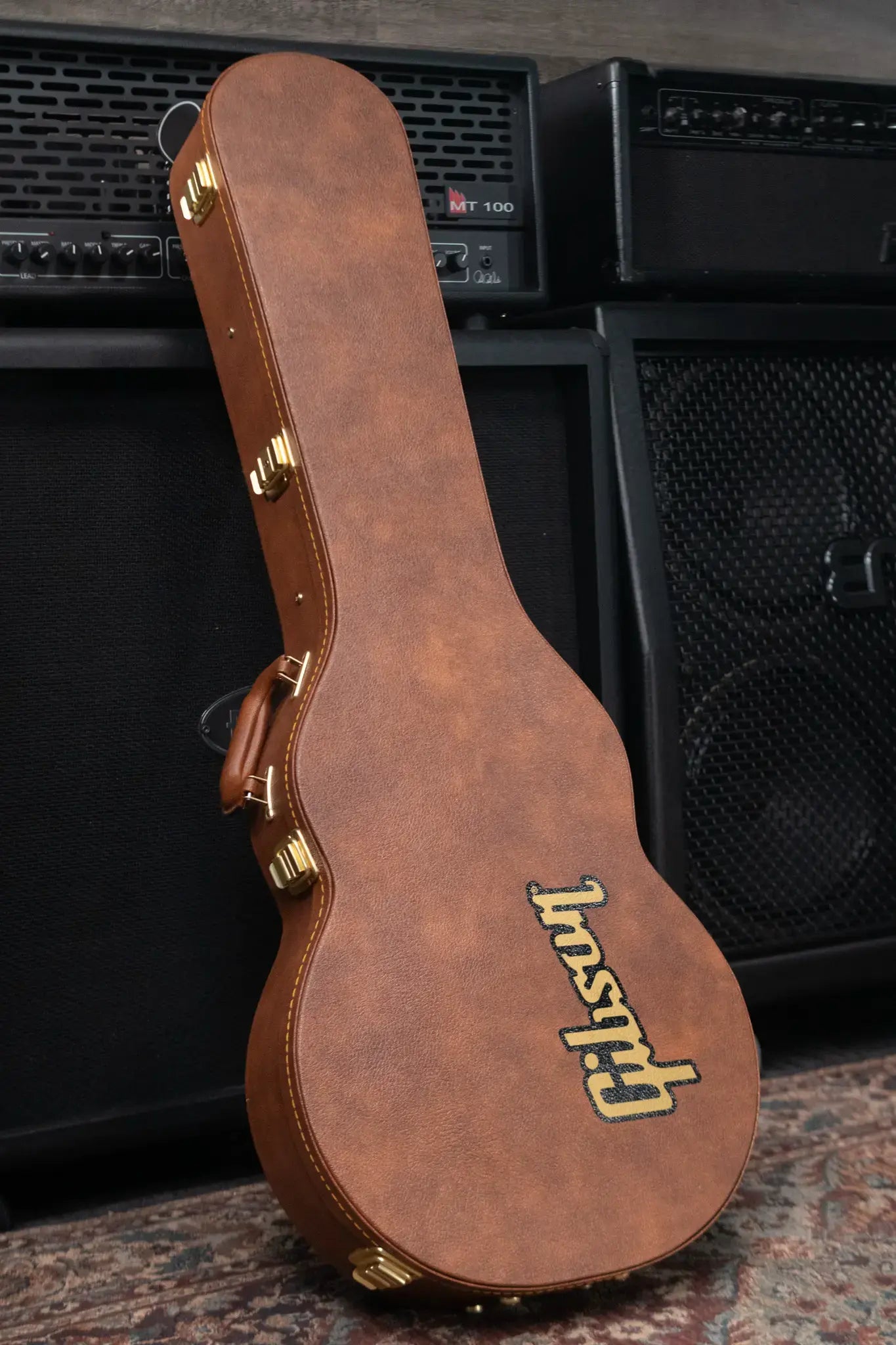Gibson Les Paul Custom 70s Electric Guitar - Tobacco Burst with Hardshell Case