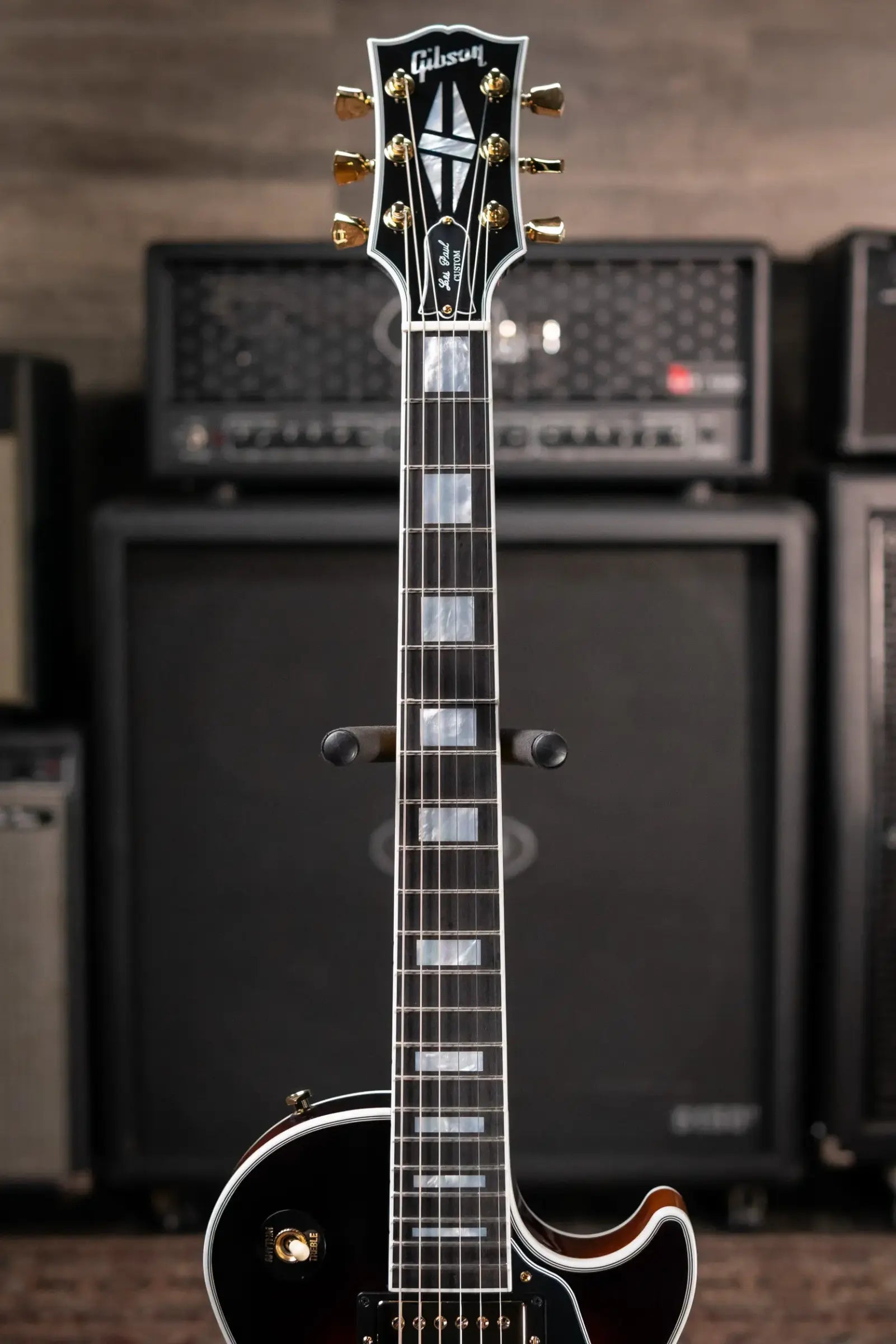 Gibson Les Paul Custom 70s Electric Guitar - Tobacco Burst with Hardshell Case