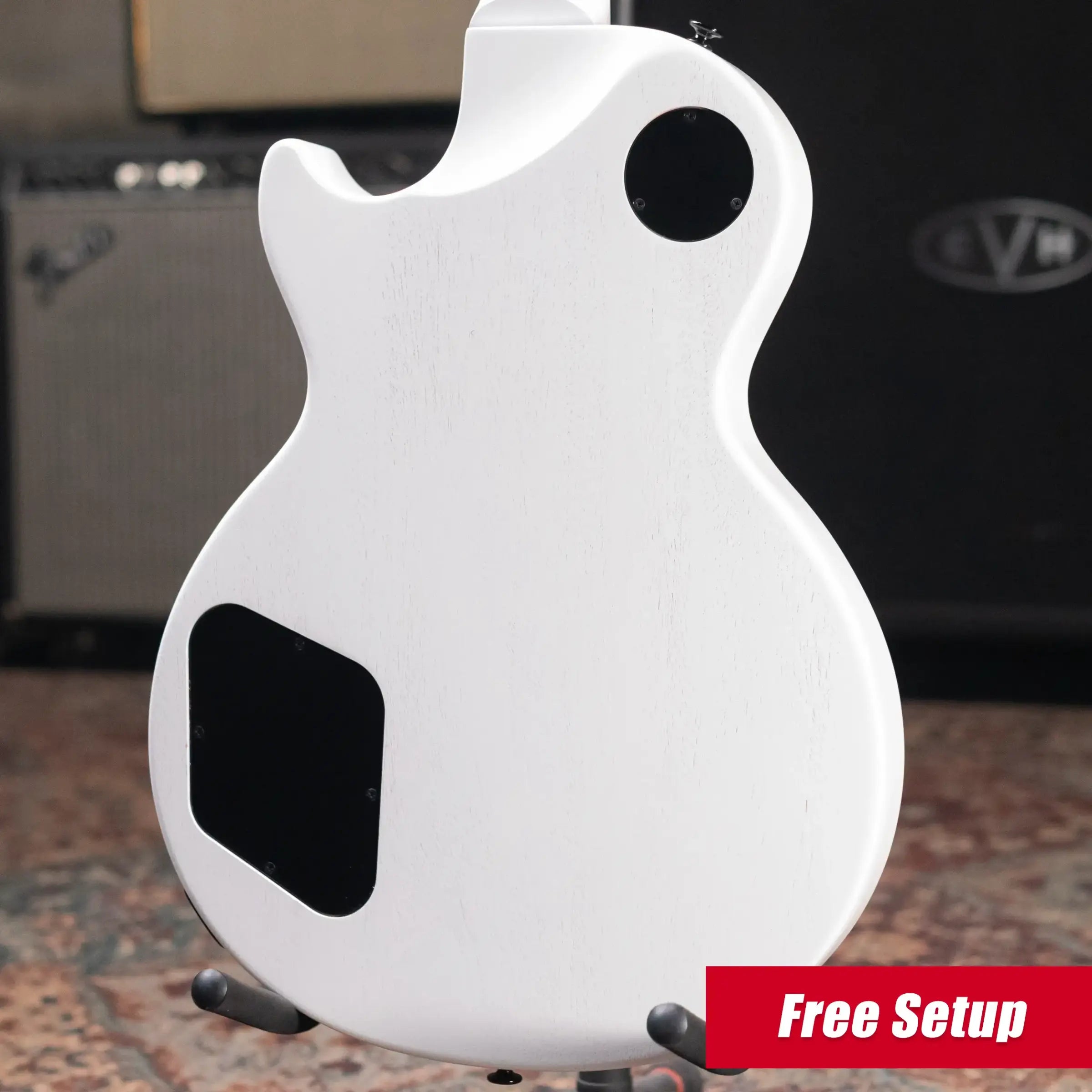 Gibson Les Paul Modern Studio Electric Guitar - Worn White with Gig Bag