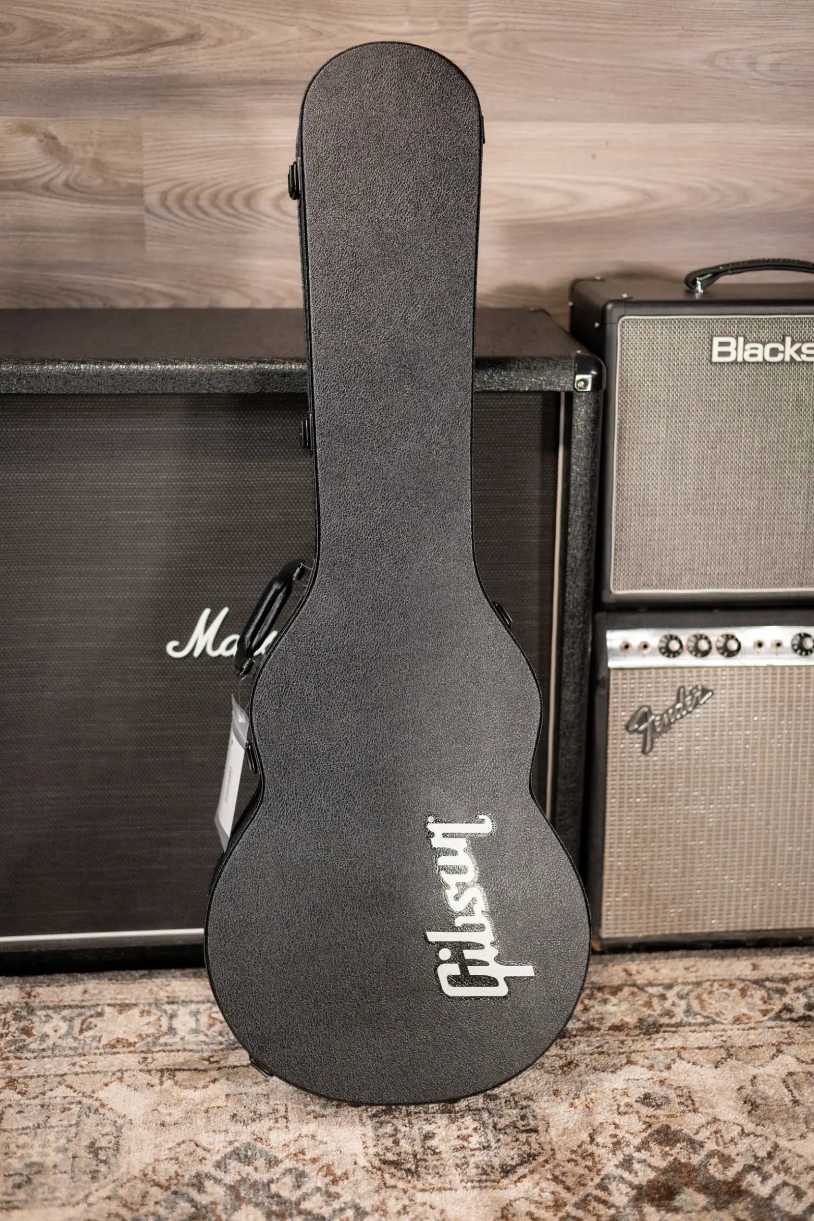 Gibson Les Paul Modern Supreme Electric Guitar - Trans Ebony Burst with Hardshell Case