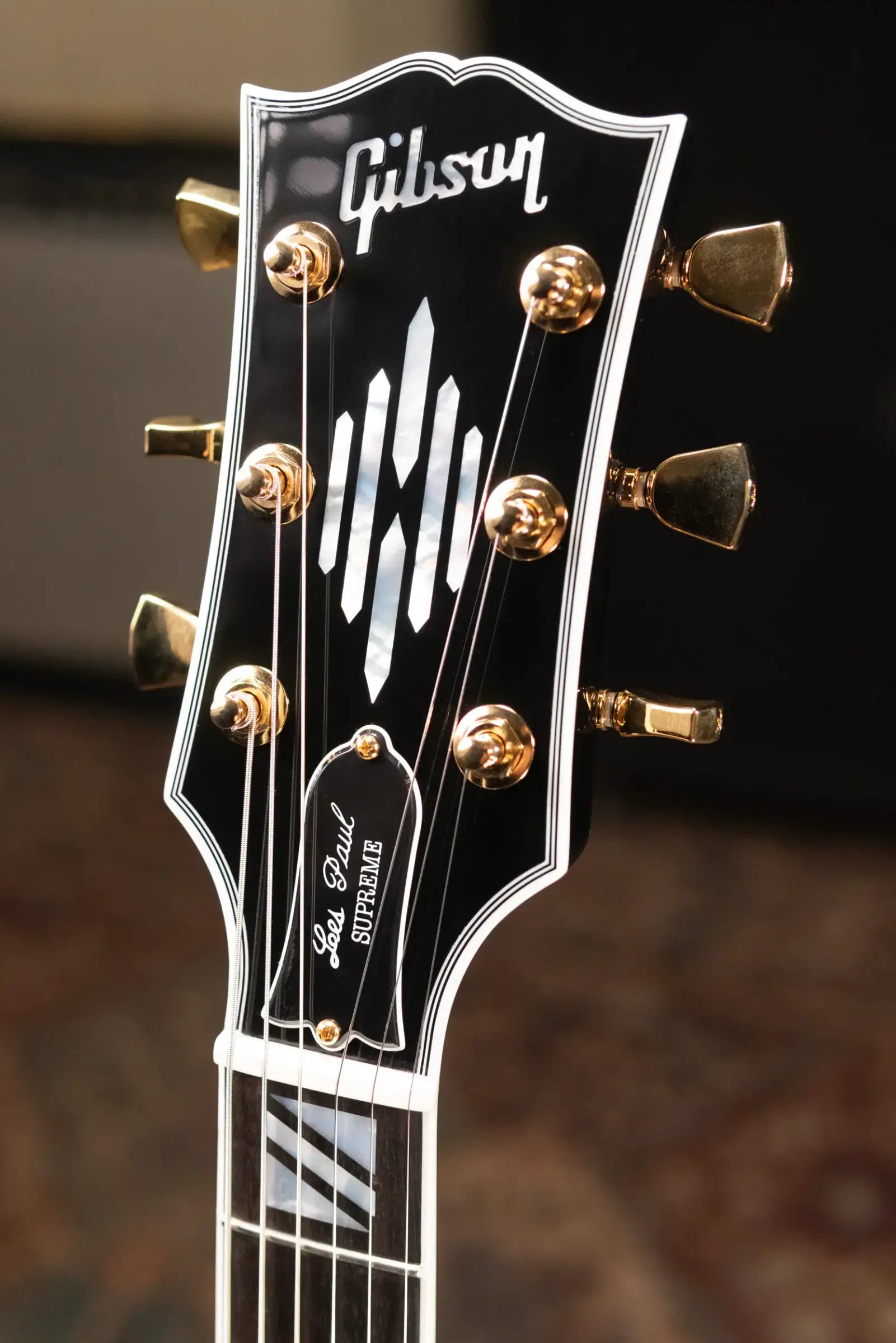 Gibson Les Paul Modern Supreme Electric Guitar - Trans Ebony with Hardshell Case