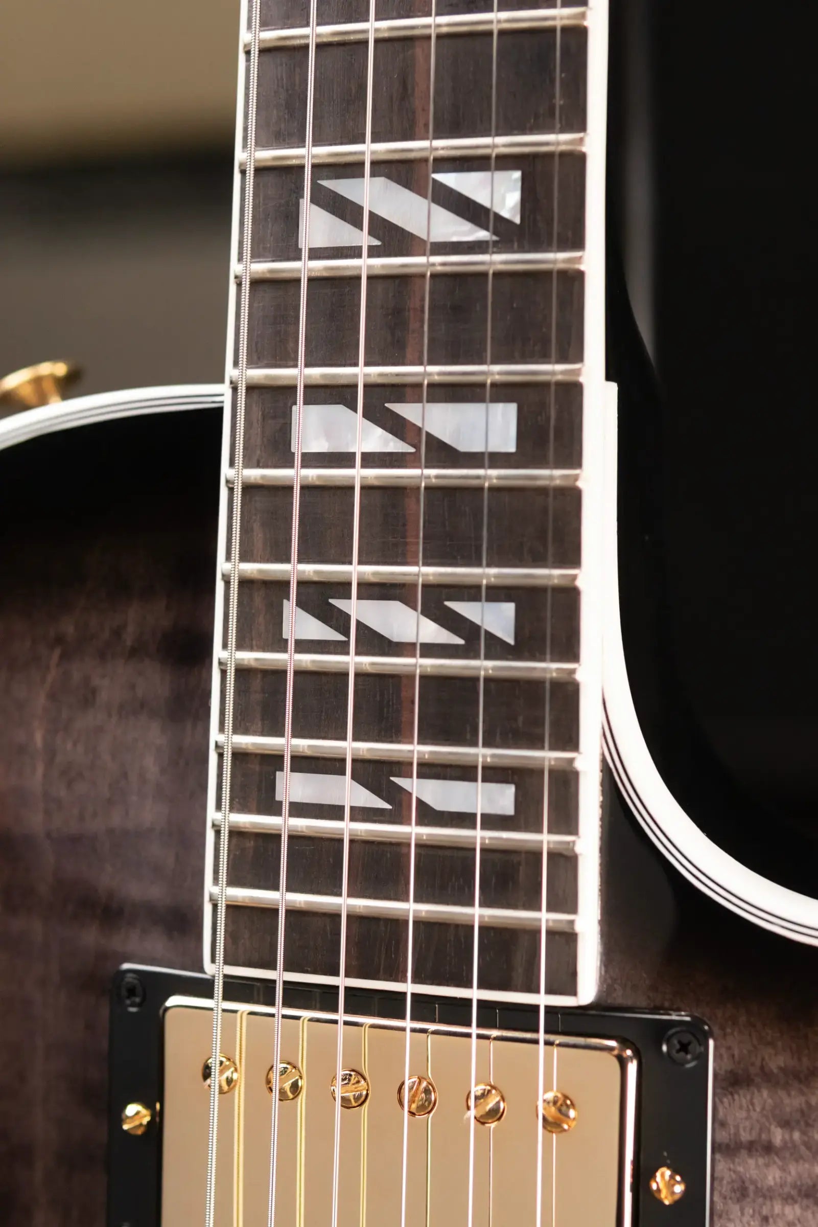 Gibson Les Paul Modern Supreme Electric Guitar - Trans Ebony with Hardshell Case