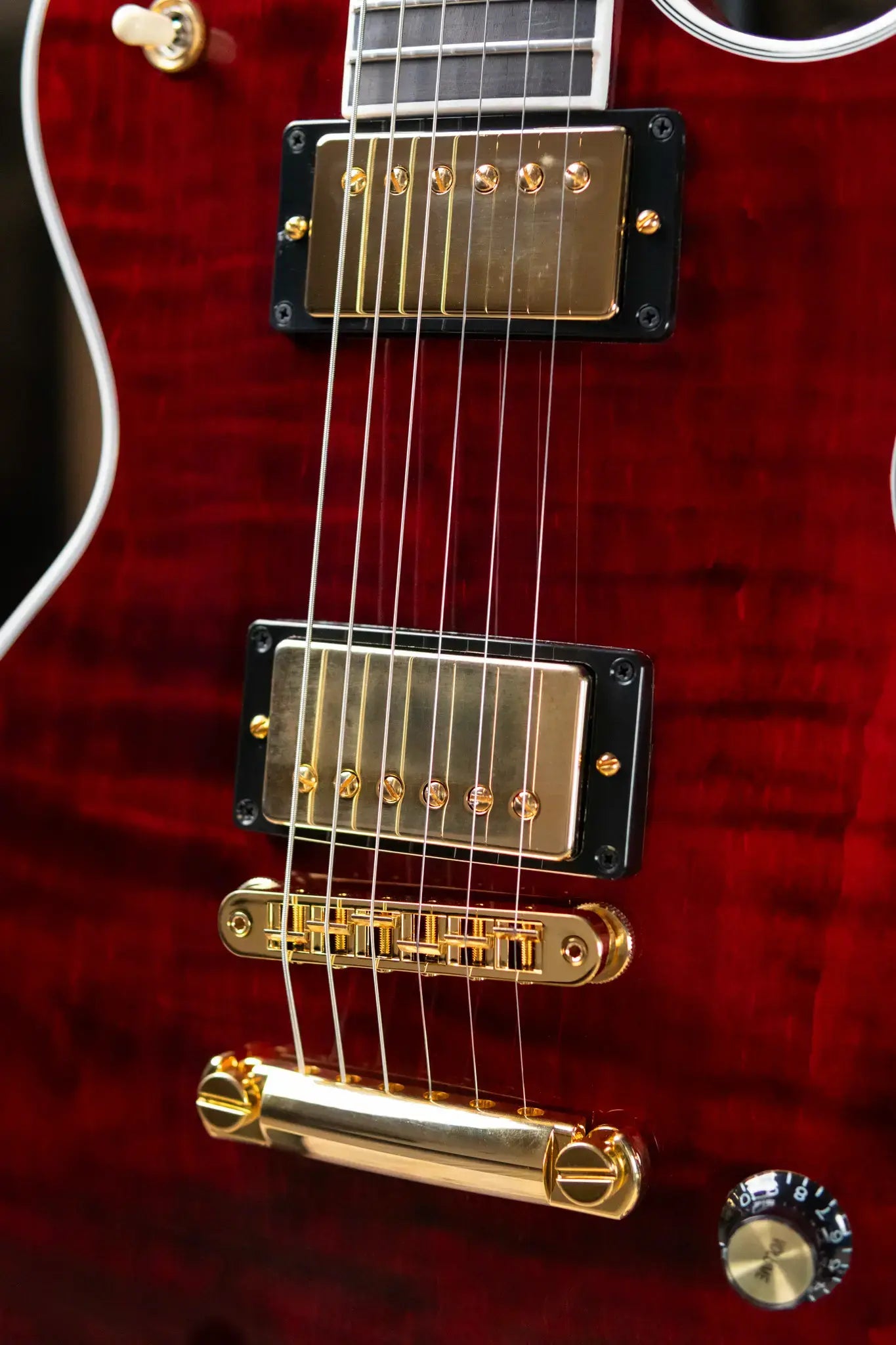 Gibson Les Paul Modern Supreme Electric Guitar - Wine Red with Hardshell Case