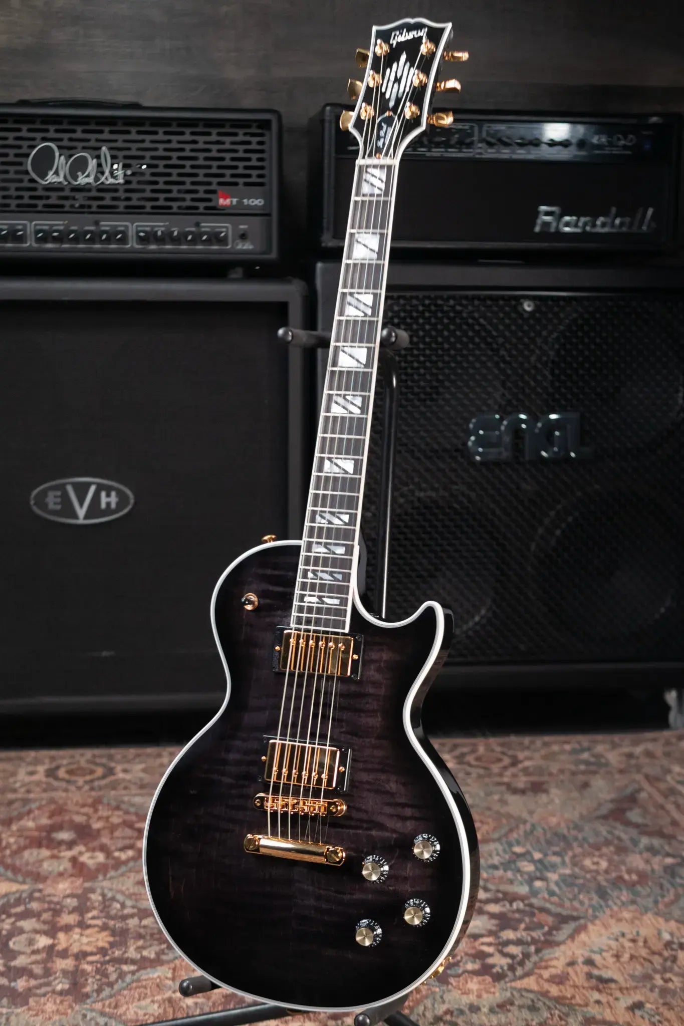 Gibson Les Paul Modern Supreme Trans Ebony Burst with Hardshell Case - Used