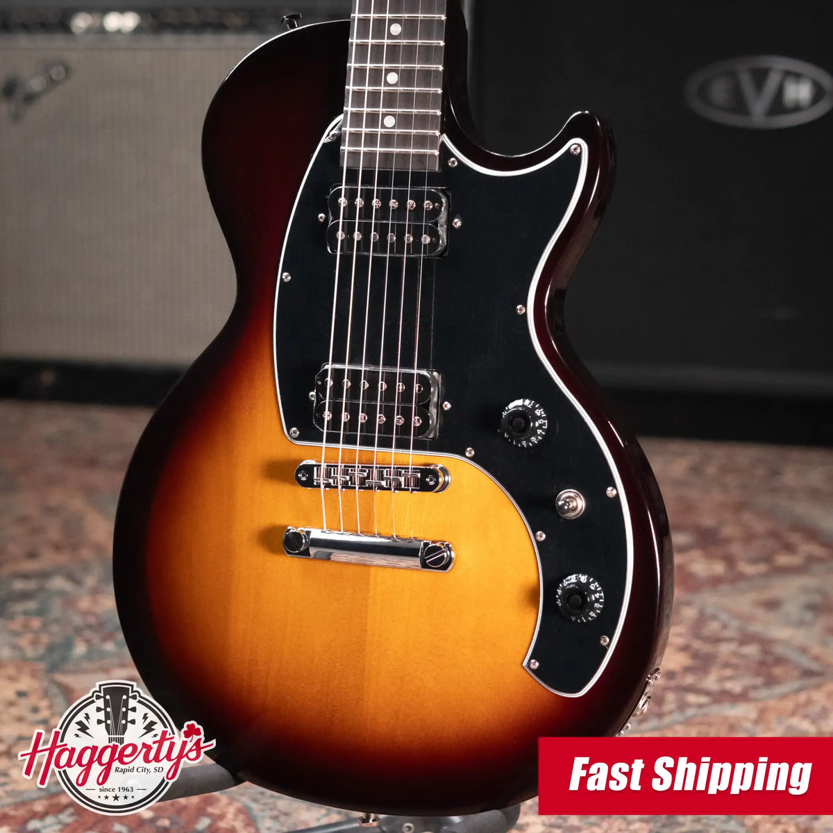 Gibson Les Paul Music City Special 50th Anniversary Electric Guitar - Tobacco Burst Dark Back with Gig Bag
