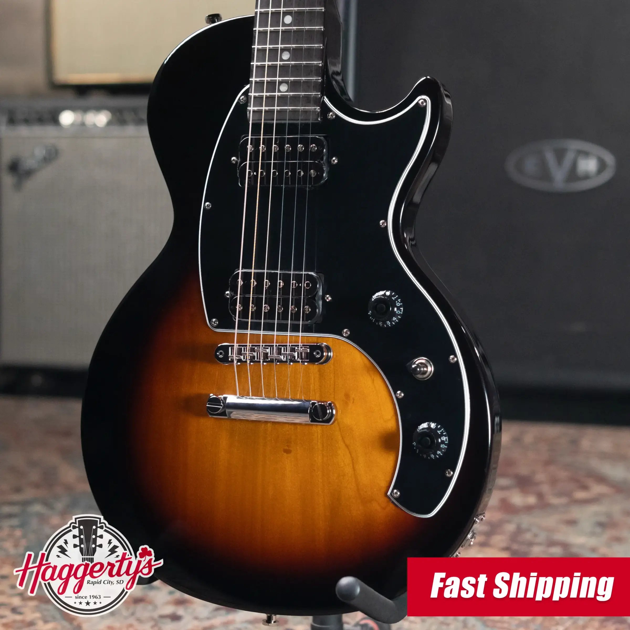 Gibson Les Paul Music City Special Electric Guitar - Tobacco Burst Dark Back with Gig Bag