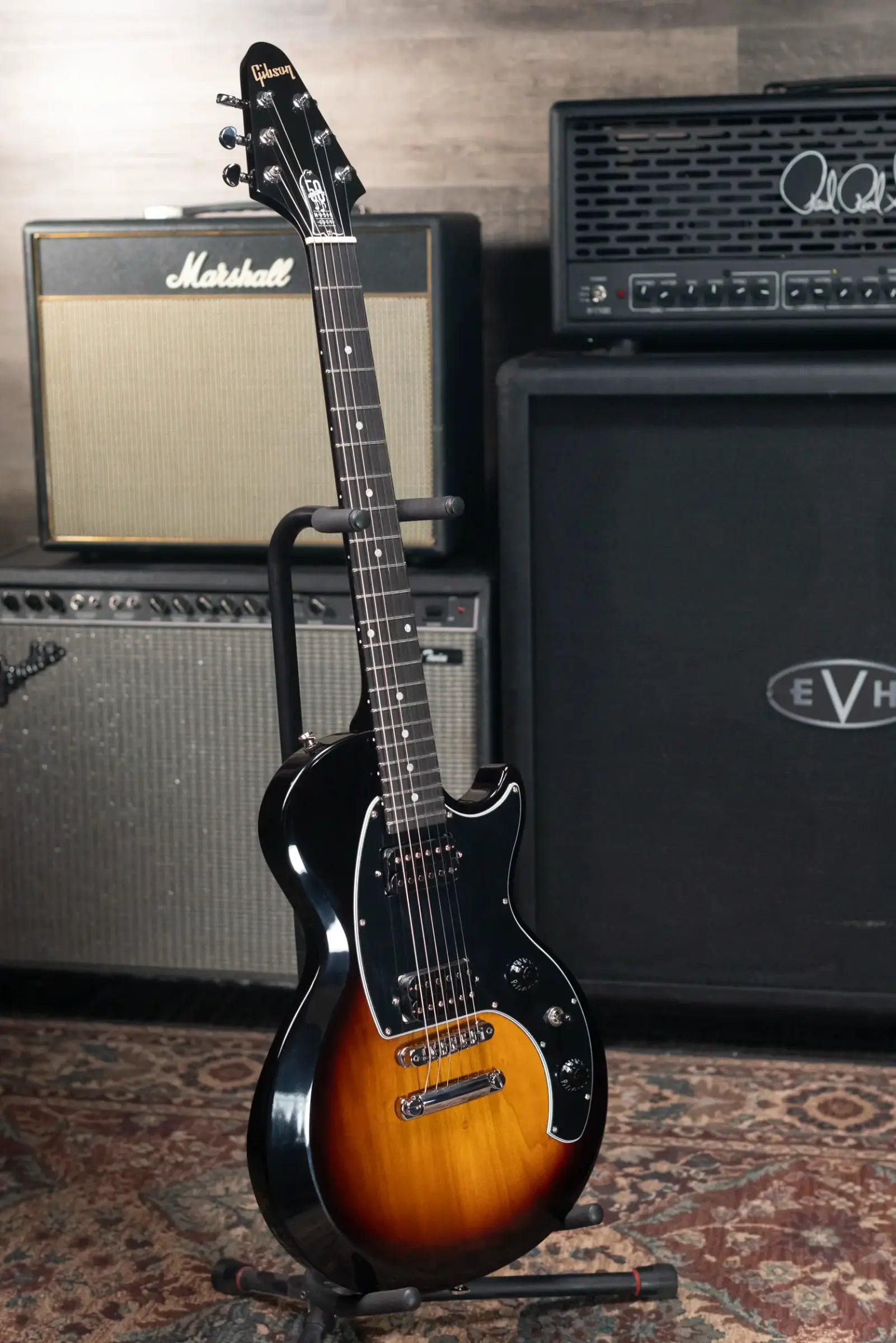 Gibson Les Paul Music City Special Electric Guitar - Tobacco Burst Dark Back with Gig Bag