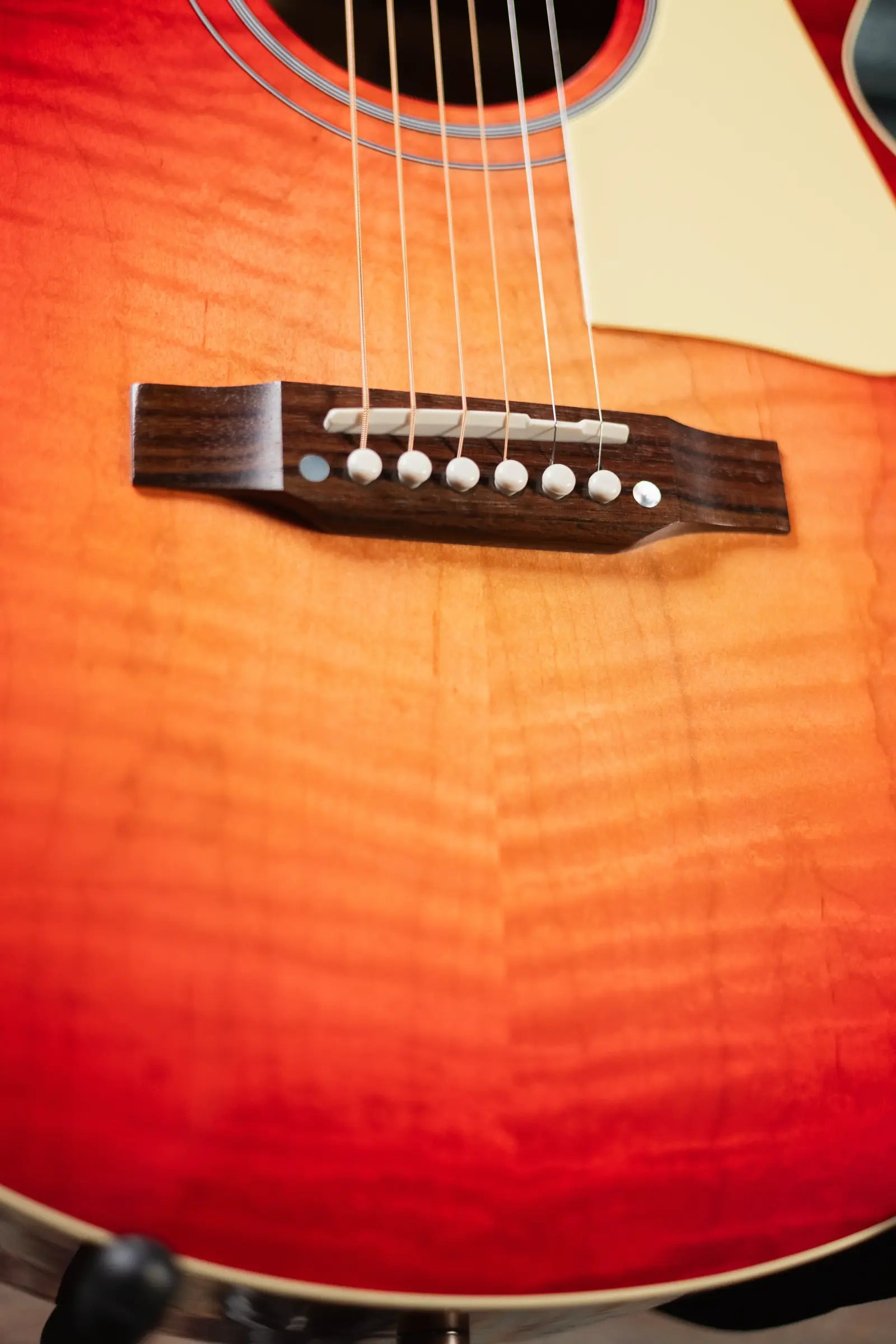 Gibson Les Paul Parlor Acoustic/Electric Guitar - Vintage Cherry Sunburst with Hardshell Case