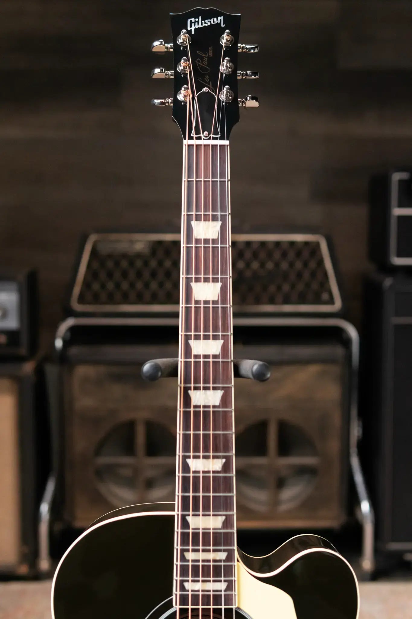 Gibson Les Paul Parlor Acoustic/Electric Guitar - Vintage Sunburst with Hardshell Case