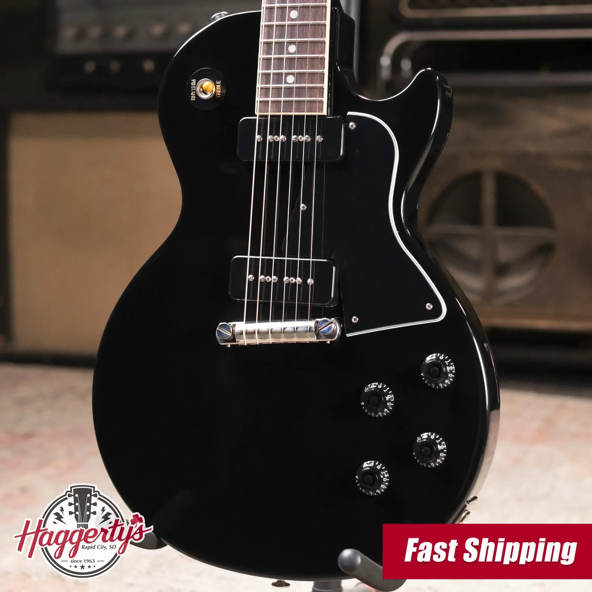 Gibson Les Paul Special Electric Guitar - Ebony with Hardshell Case