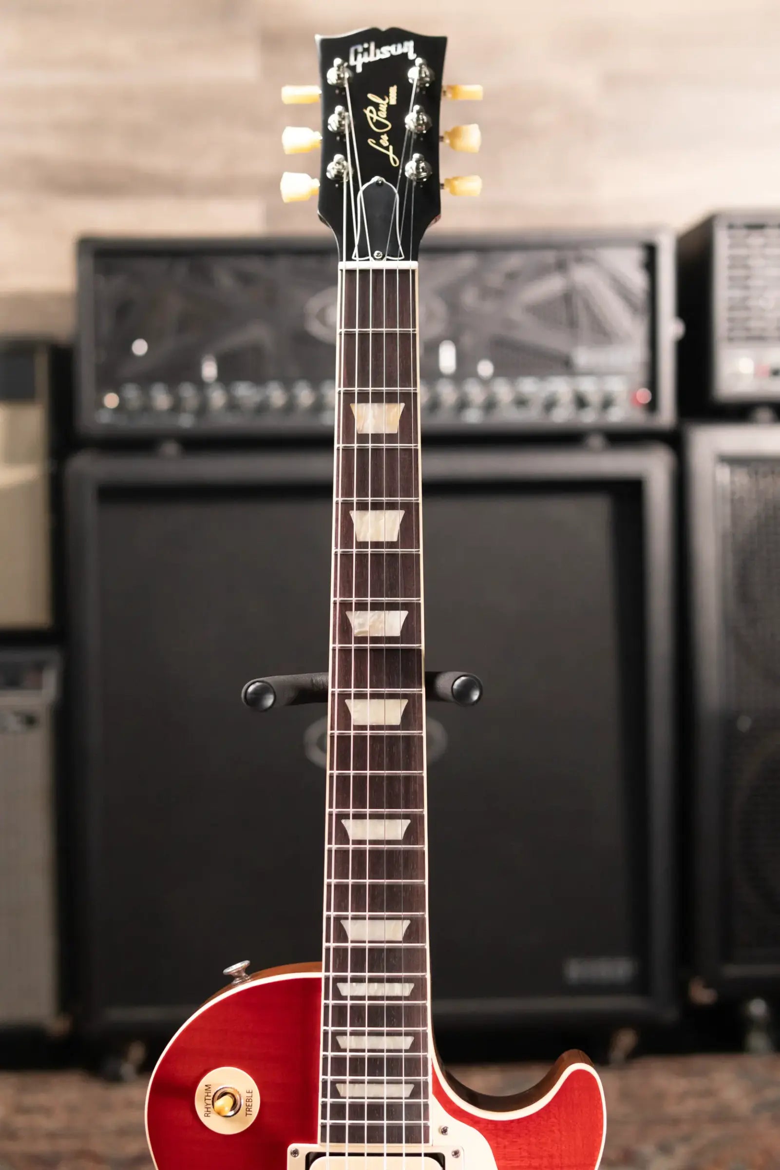 Gibson Les Paul Standard 50s Double Trouble (1 of 500) Electric Guitar - Vintage Cherry Sunburst Gloss with Hardshell Case