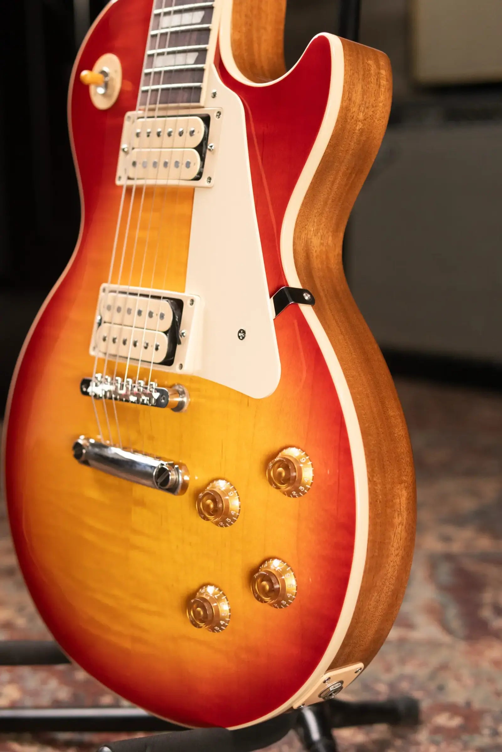 Gibson Les Paul Standard 50s Double Trouble (1 of 500) Electric Guitar - Vintage Cherry Sunburst with Hardshell Case