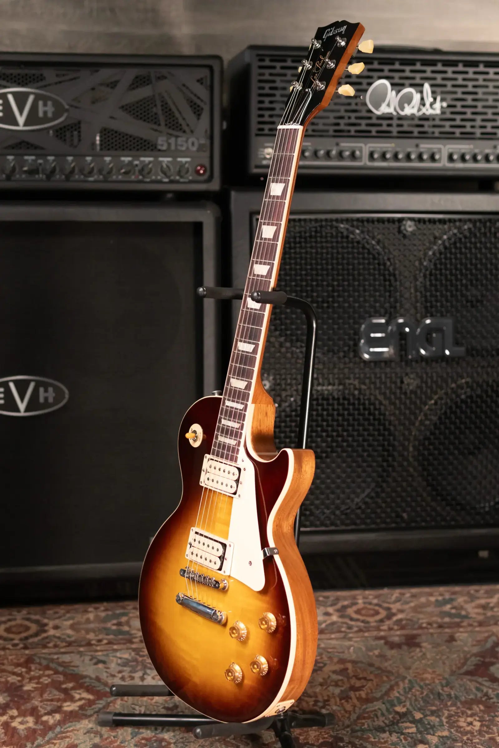 Gibson Les Paul Standard 50s Double Trouble (1 of 500) Electric Guitar - Vintage Tobacco Burst with Hardshell Case