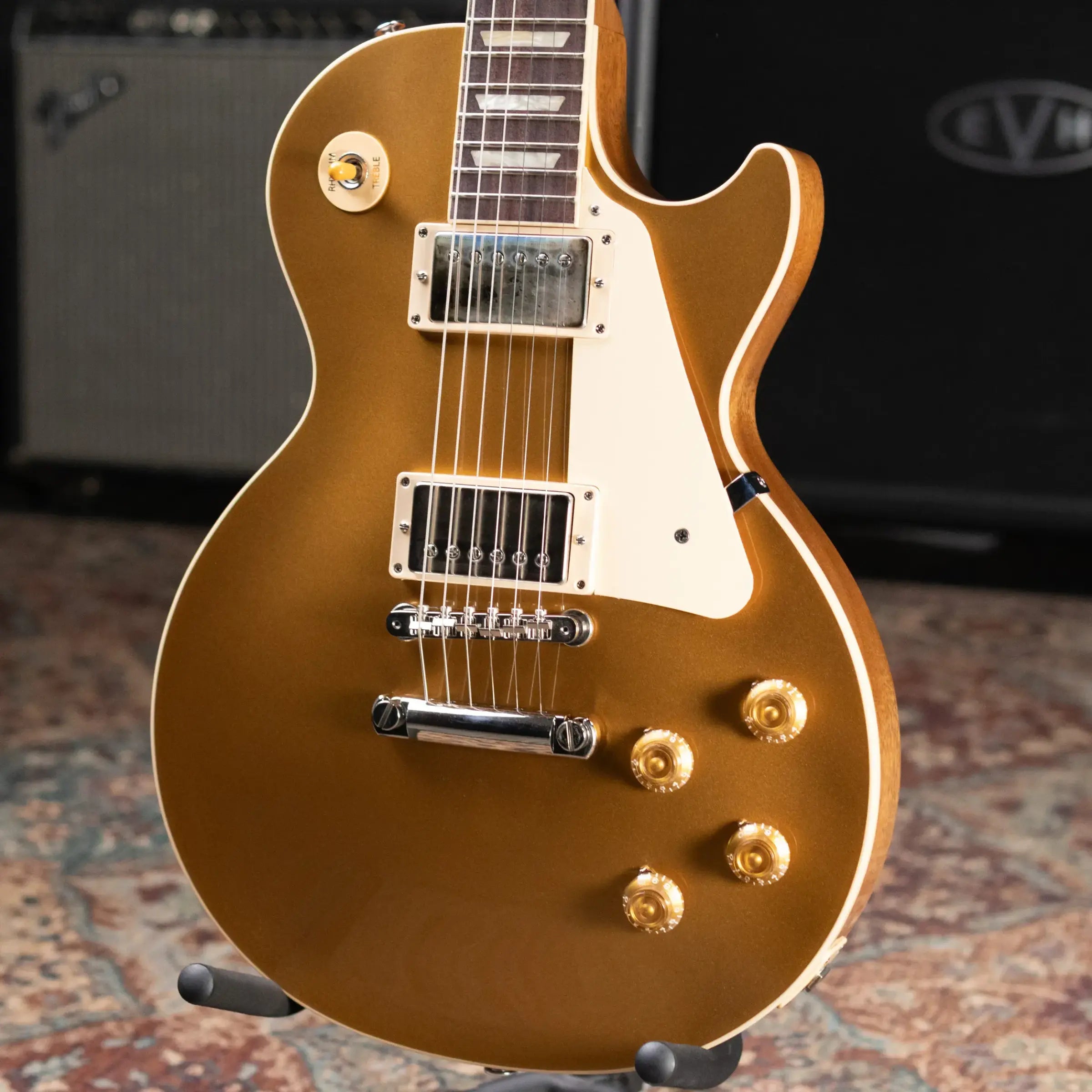 Gibson Les Paul Standard '50s Electric Guitar - Gold Top with Hardshell Case
