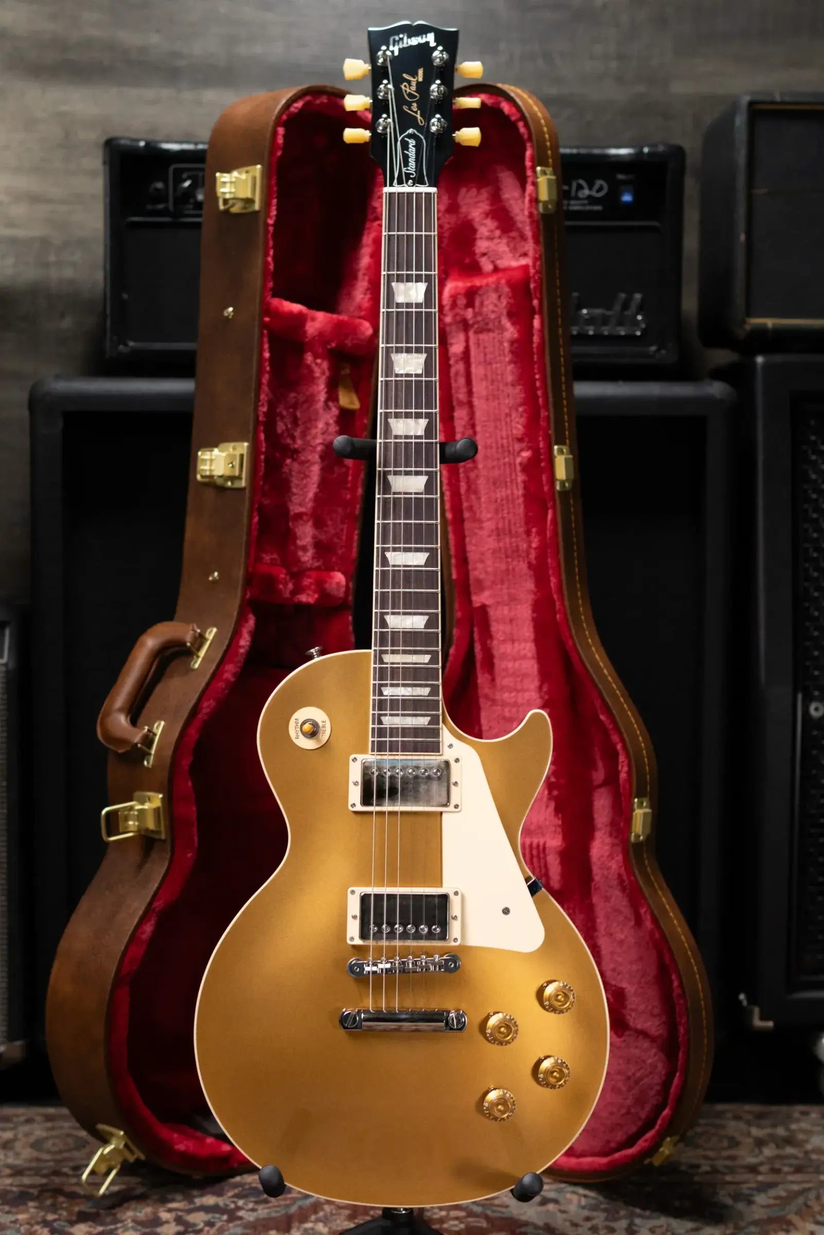Gibson Les Paul Standard '50s Electric Guitar - Gold Top with Hardshell Case
