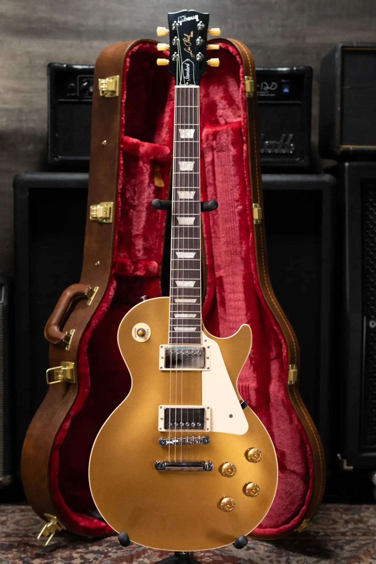 Gibson Les Paul Standard '50s Electric Guitar - Gold Top with Hardshell Case
