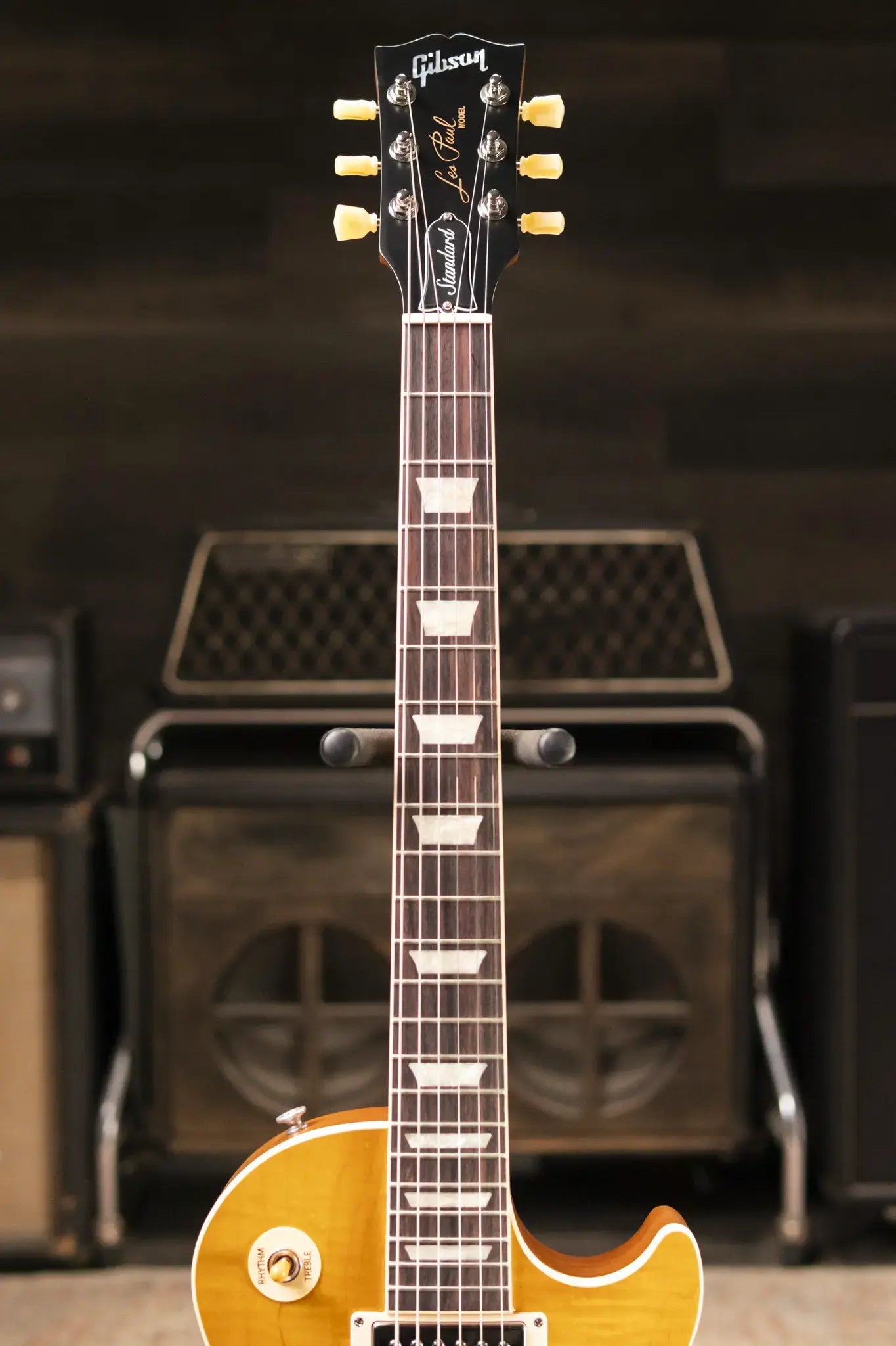 (Sold 2/16, Reverb, Inv. Error) Gibson Les Paul Standard 50s Faded Electric Guitar - Vintage Honey Burst with Hardshell Case