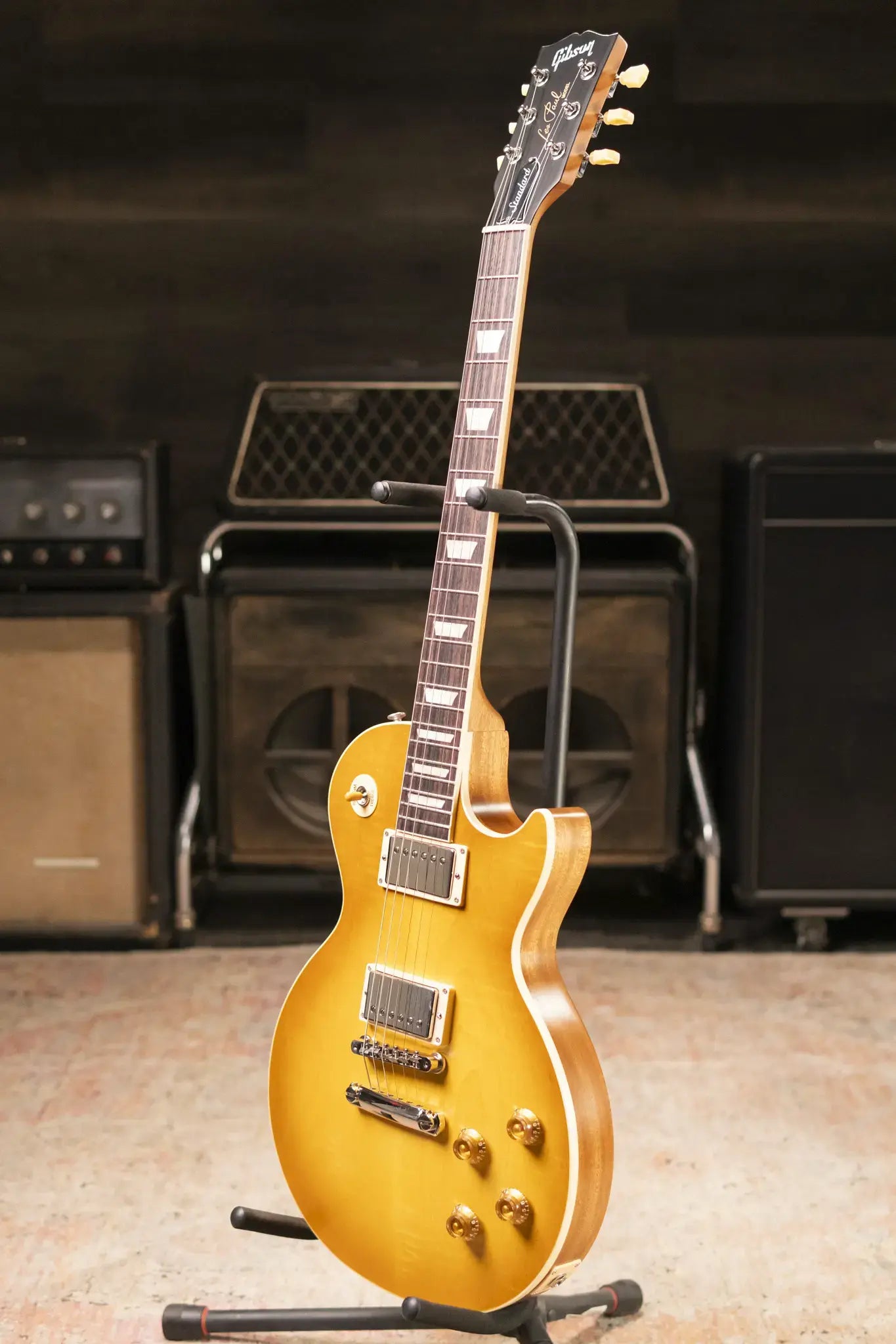 (Sold 2/16, Reverb, Inv. Error) Gibson Les Paul Standard 50s Faded Electric Guitar - Vintage Honey Burst with Hardshell Case