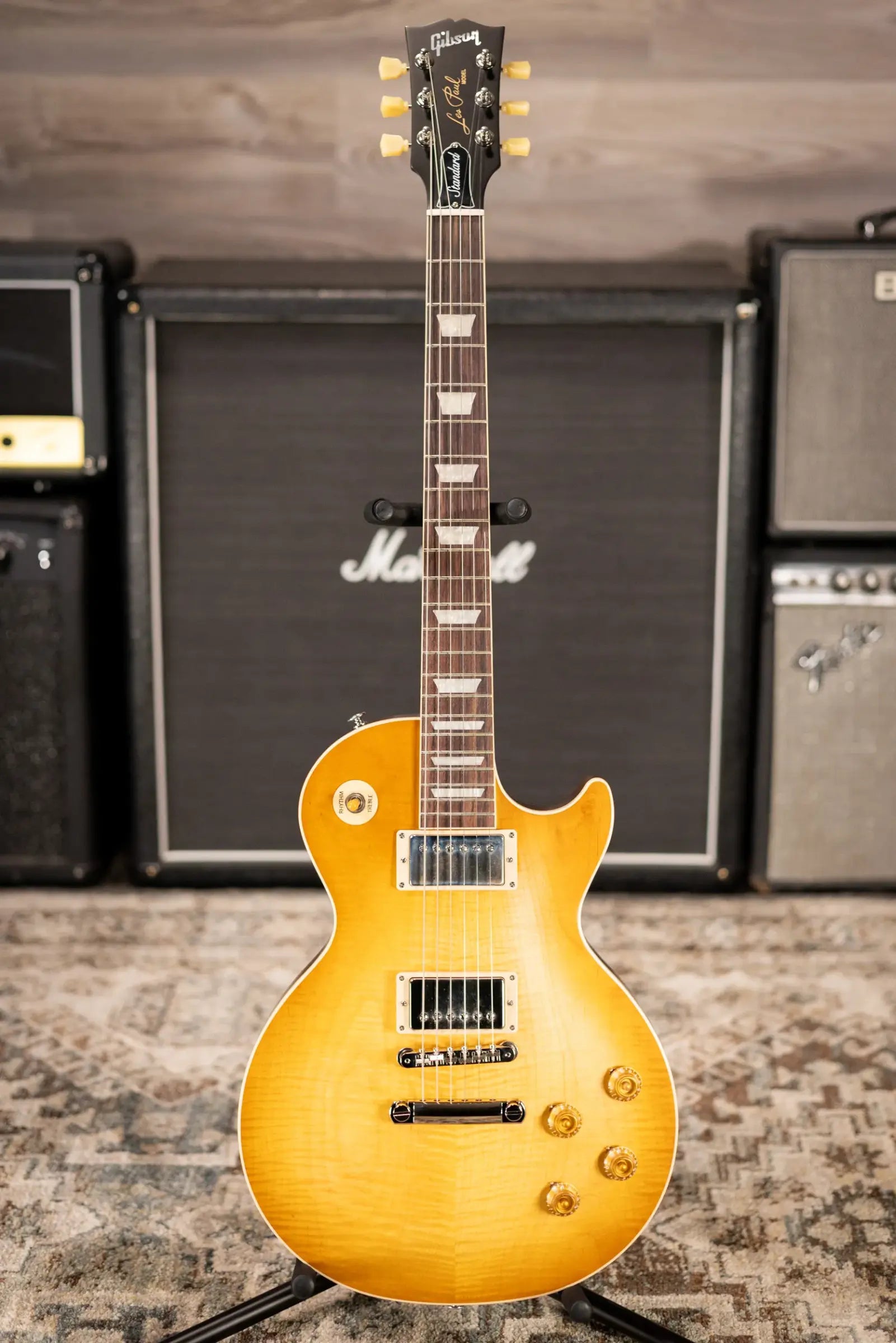 Gibson Les Paul Standard '50s Faded Electric Guitar - Vintage Honey Burst with Hardshell Case