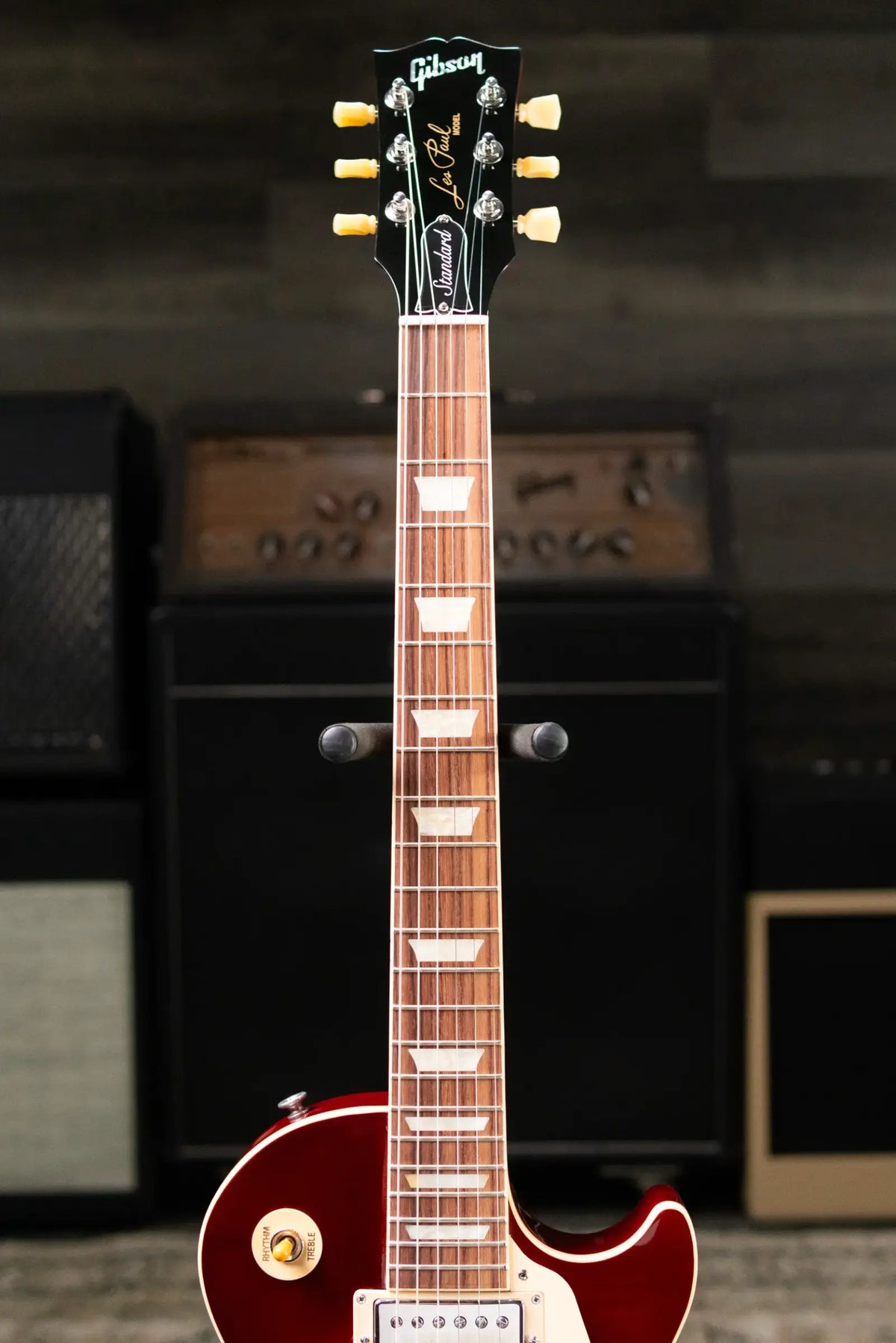 Gibson Les Paul Standard 50s Figured Electric Guitar - Iced Tea with Hardshell Case