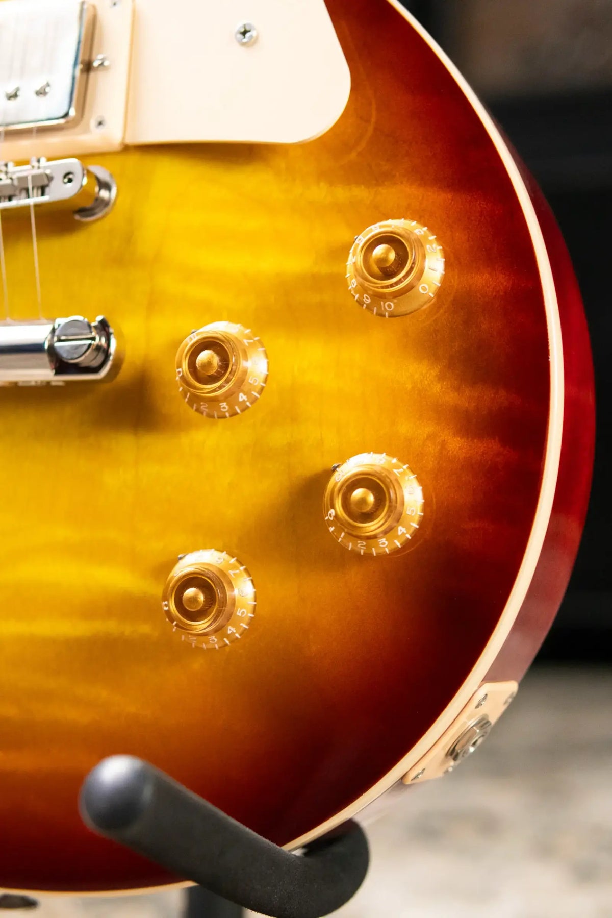 Gibson Les Paul Standard 50s Figured Electric Guitar - Iced Tea with Hardshell Case