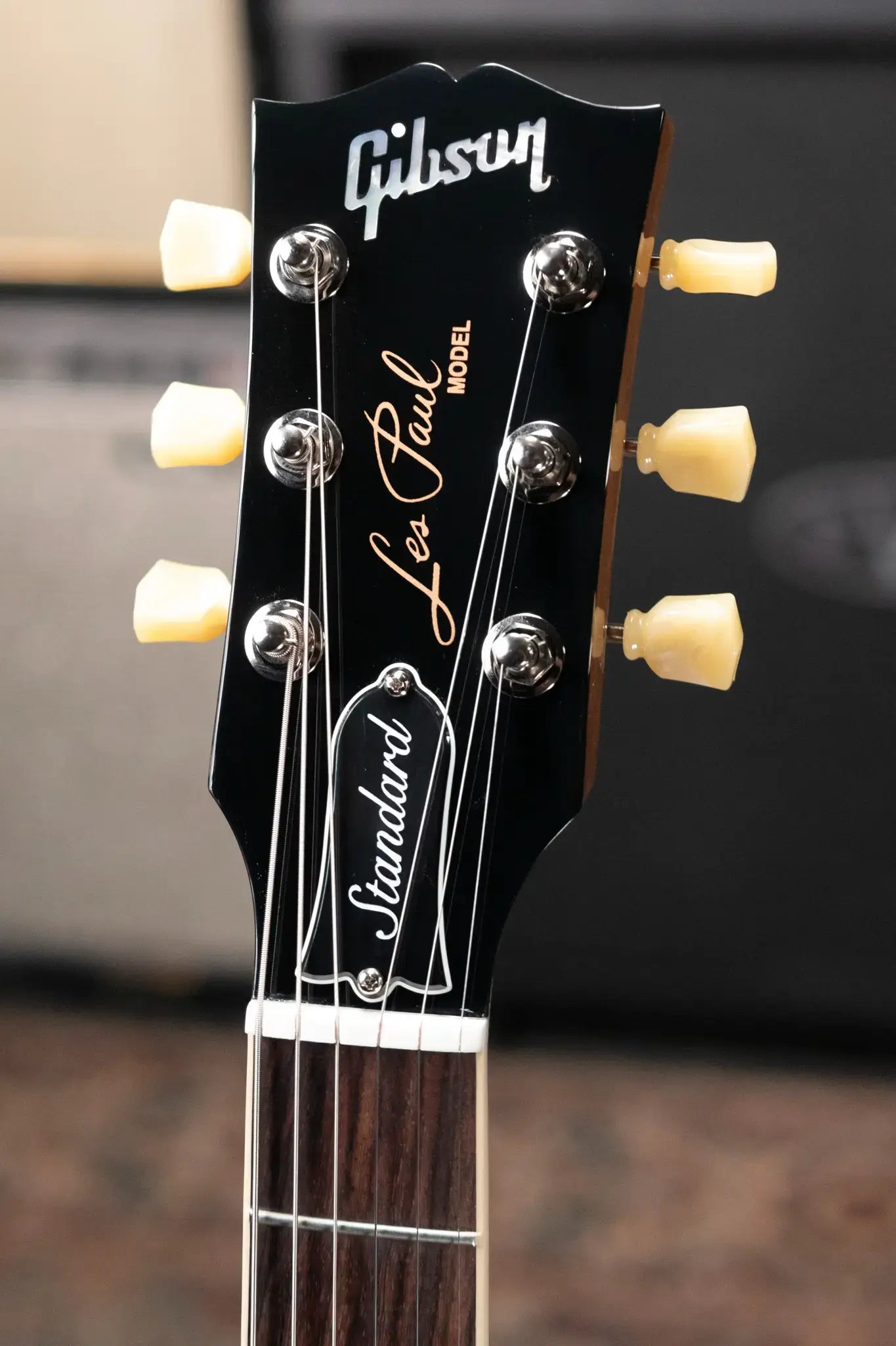 Gibson Les Paul Standard 50s Figured Top Electric Guitar - Honey Amber with Hardshell Case