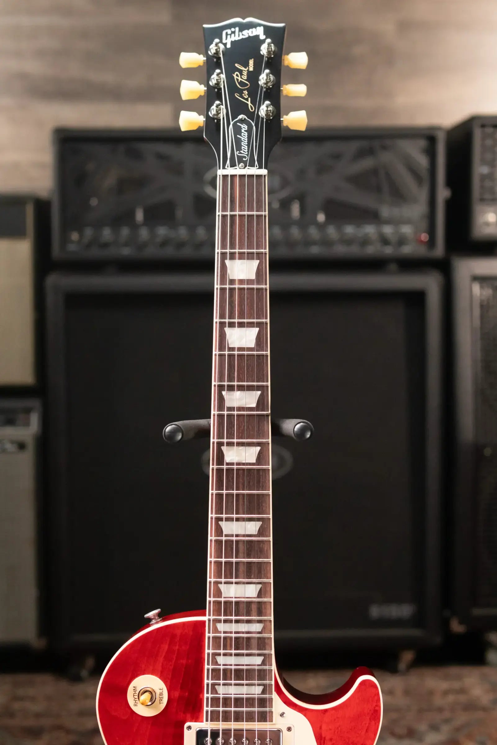 Gibson Les Paul Standard 50s Figured Top Electric Guitar - Sixties Cherry with Hardshell Case