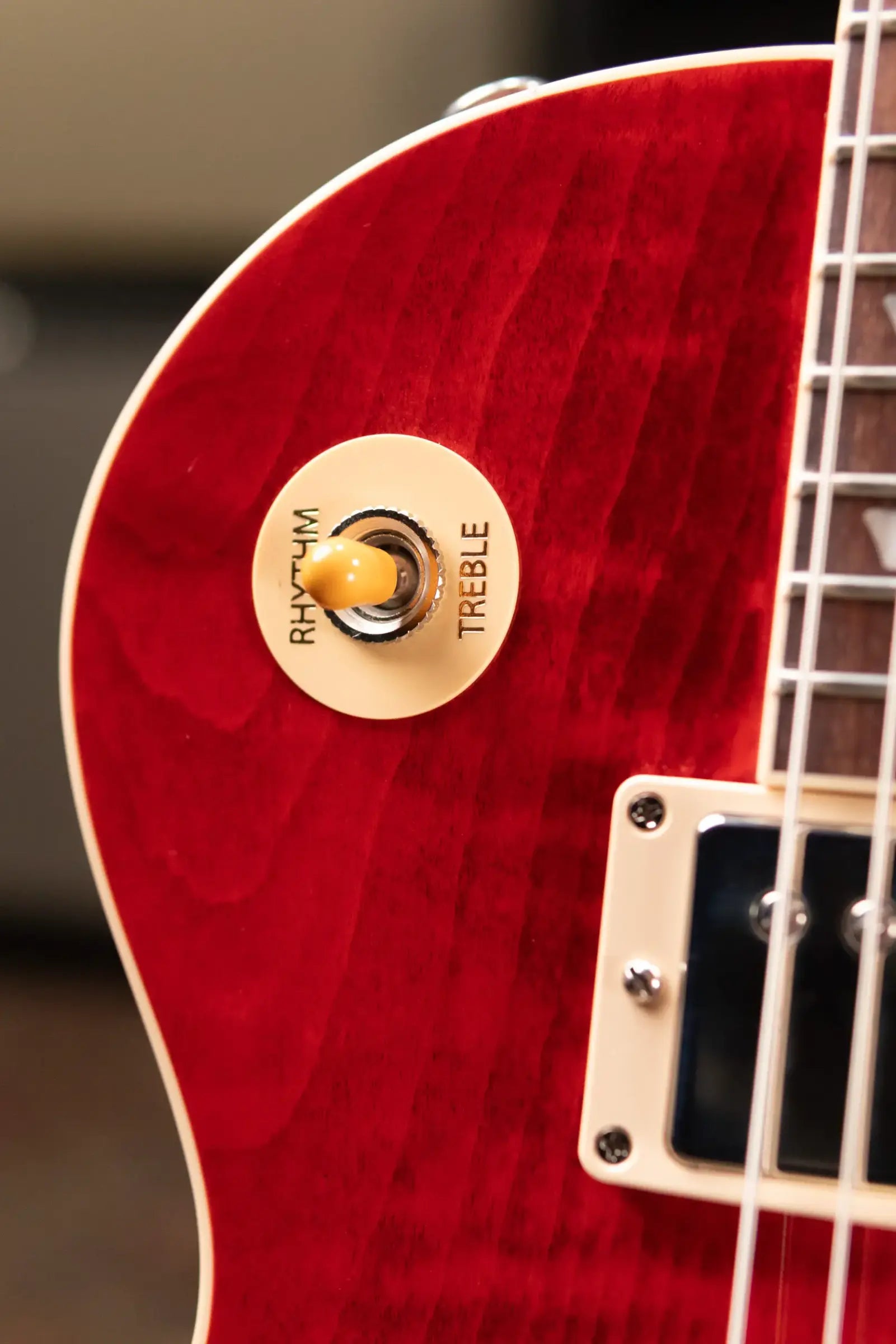 Gibson Les Paul Standard 50s Figured Top Electric Guitar - Sixties Cherry with Hardshell Case