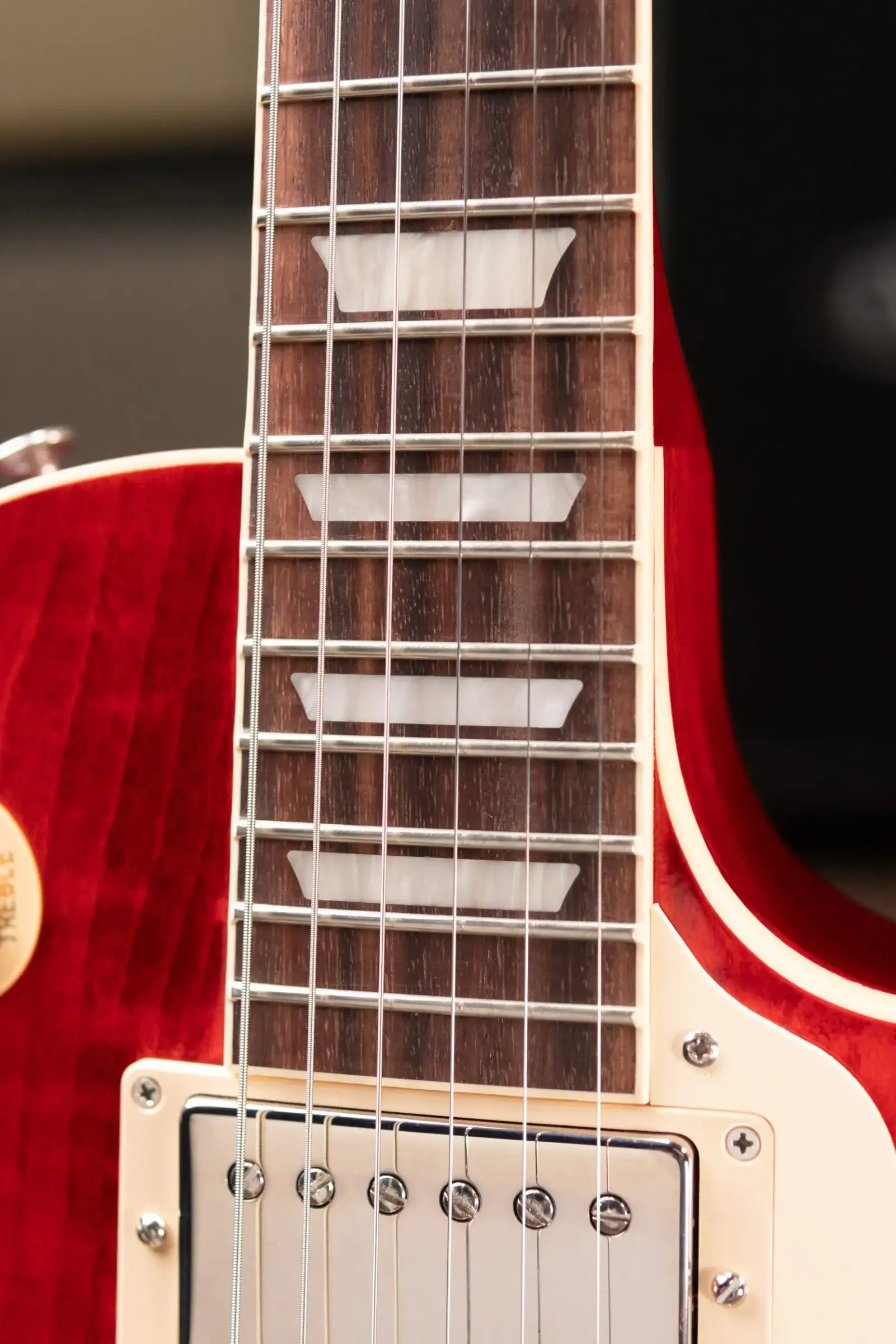 Gibson Les Paul Standard 50s Figured Top Electric Guitar - Sixties Cherry with Hardshell Case