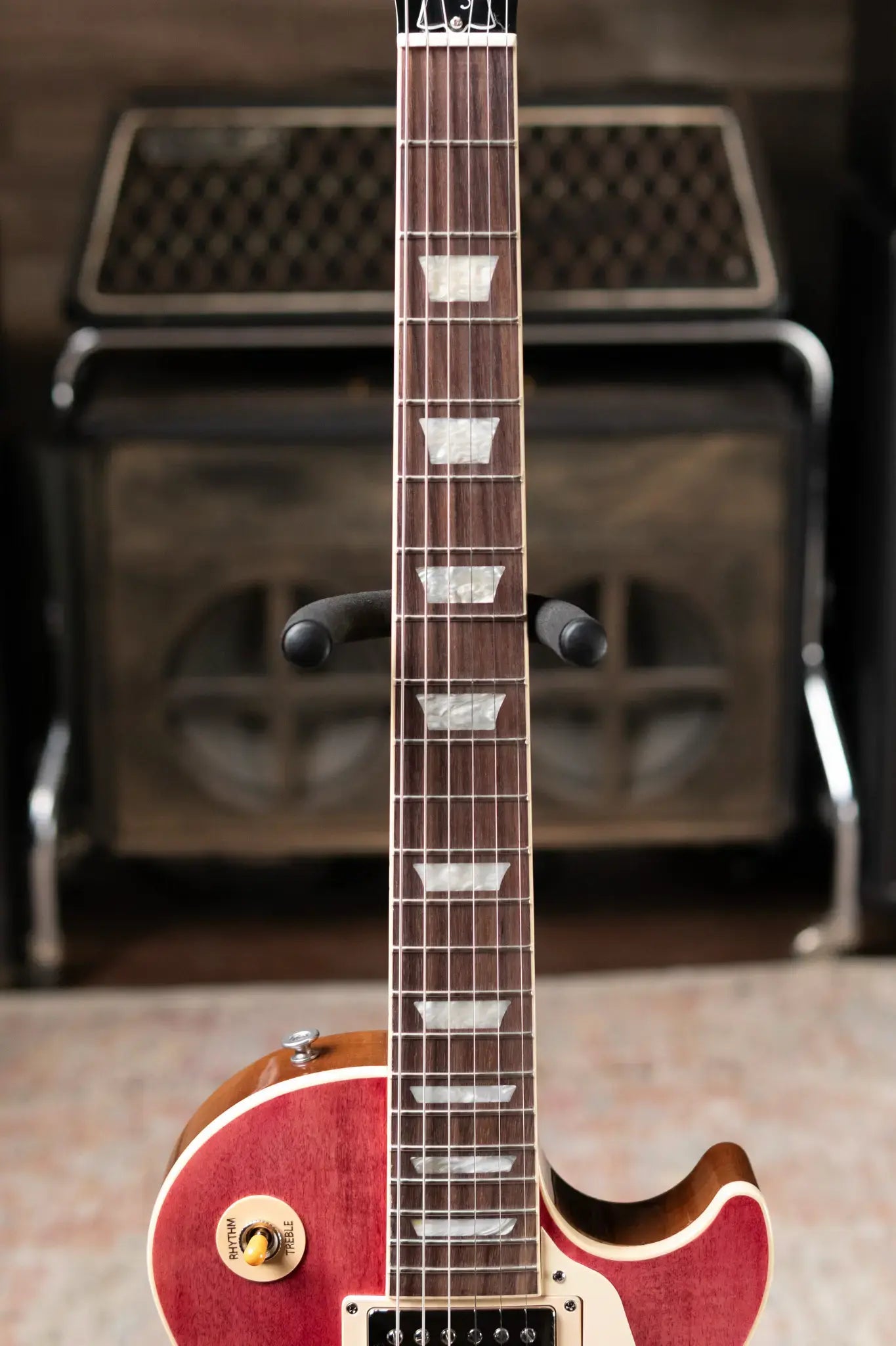 Gibson Les Paul Standard '50s Figured Top Electric Guitar - Translucent Fuchsia with Hardshell Case