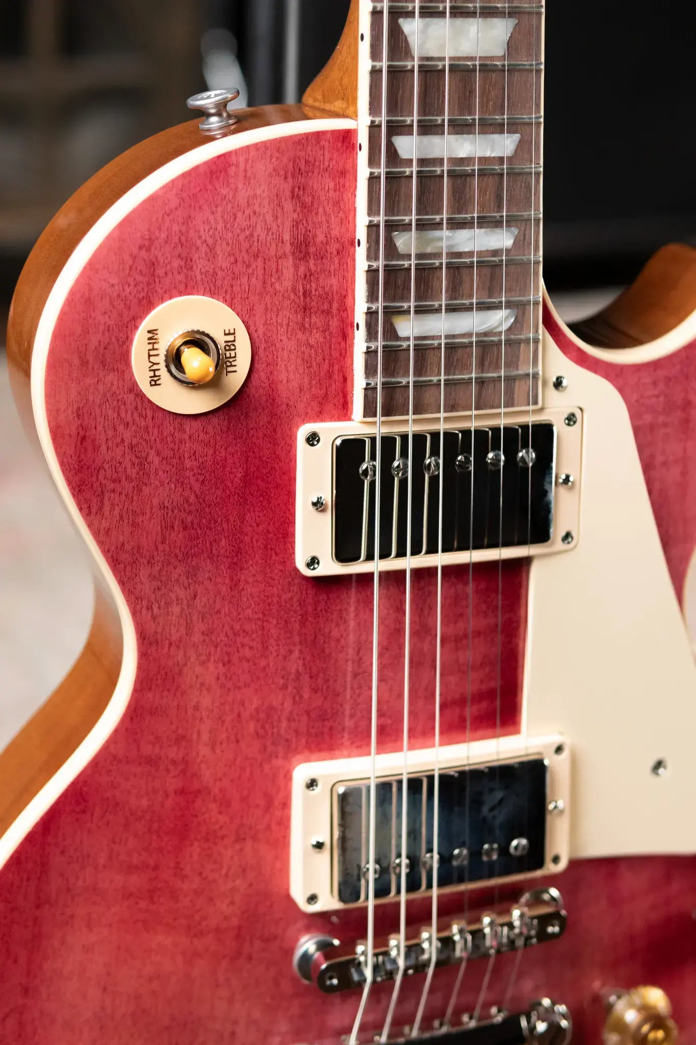 Gibson Les Paul Standard '50s Figured Top Electric Guitar - Translucent Fuchsia with Hardshell Case