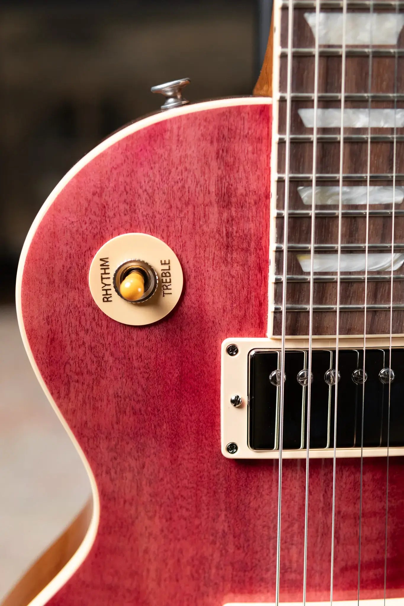 Gibson Les Paul Standard '50s Figured Top Electric Guitar - Translucent Fuchsia with Hardshell Case