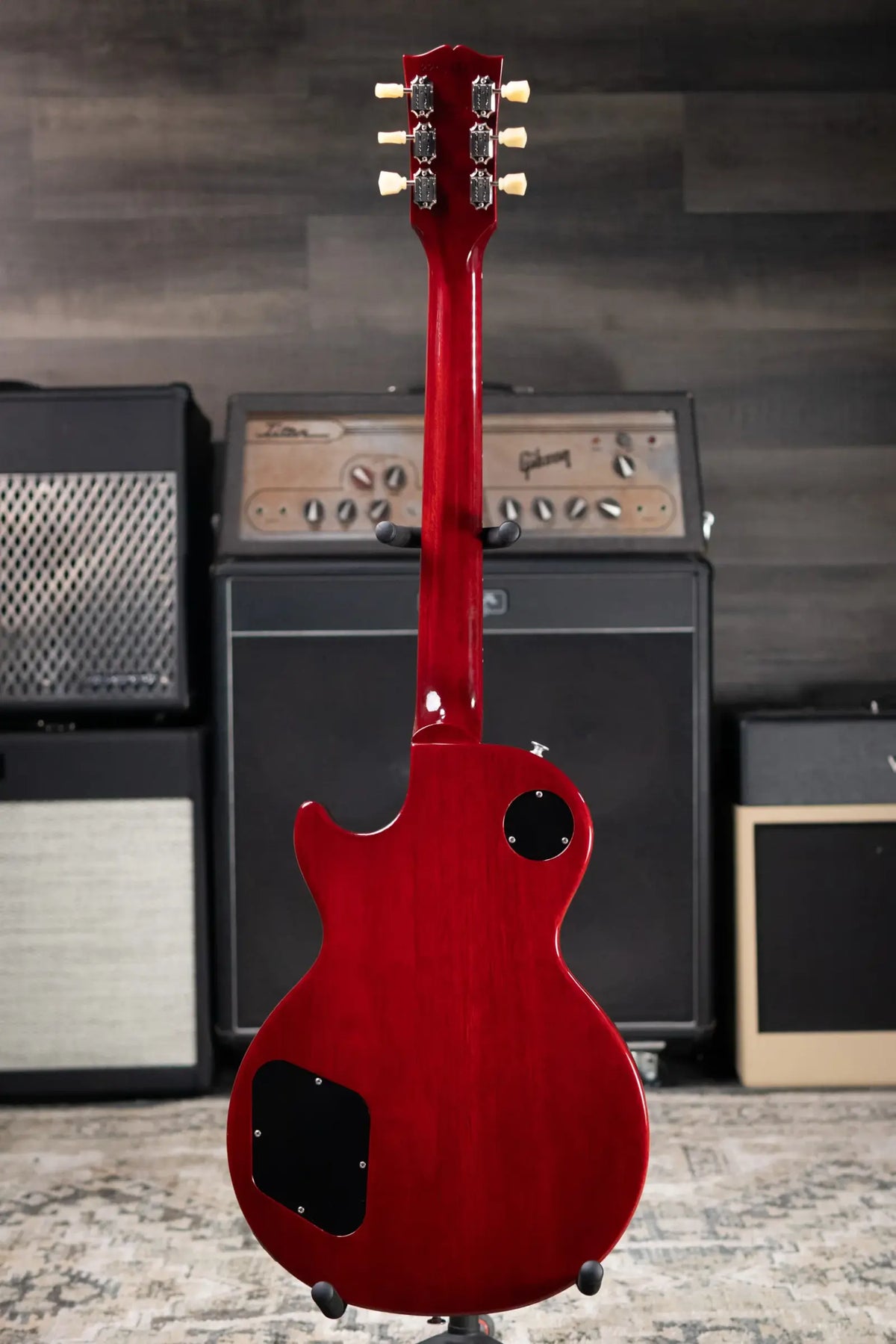 Gibson Les Paul Standard 50s Mahogany Top Electric Guitar - Vintage Cherry with Hardshell Case - Demo