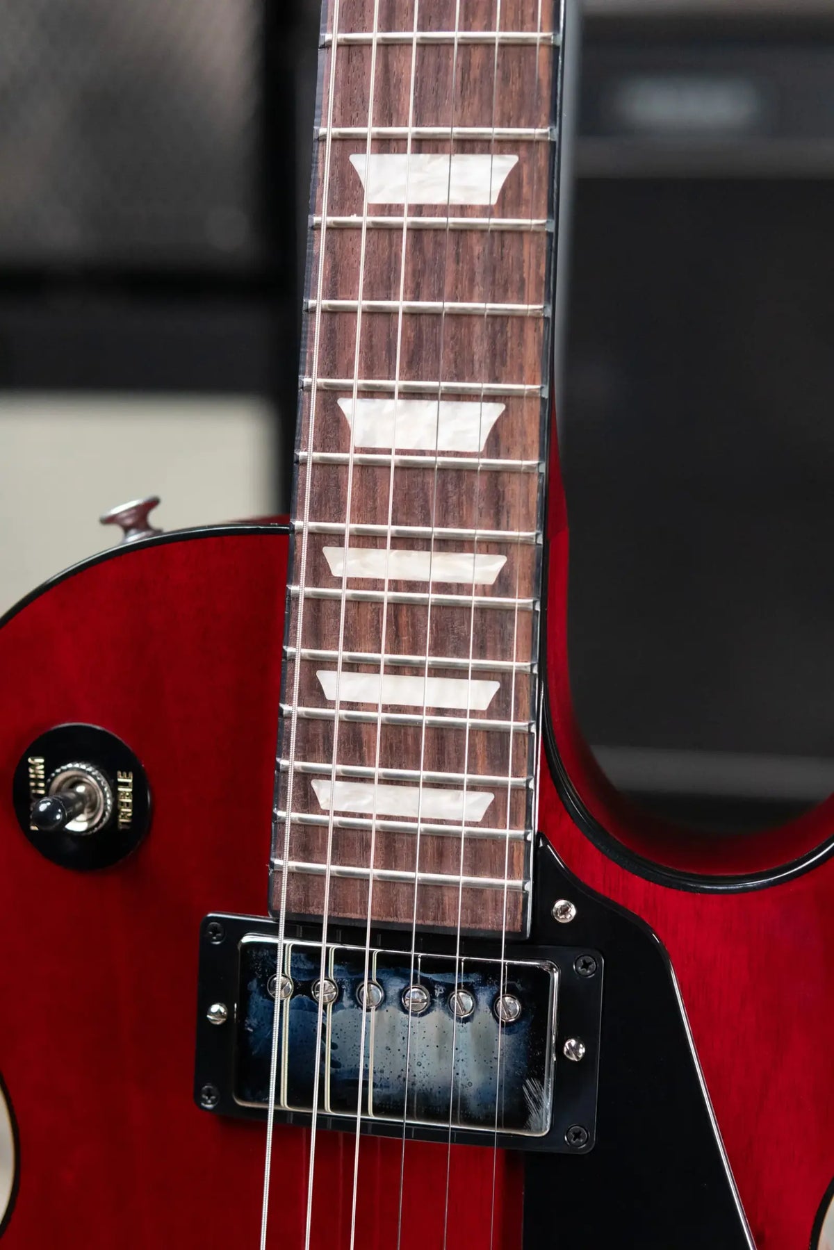 Gibson Les Paul Standard 50s Mahogany Top Electric Guitar - Vintage Cherry with Hardshell Case - Demo