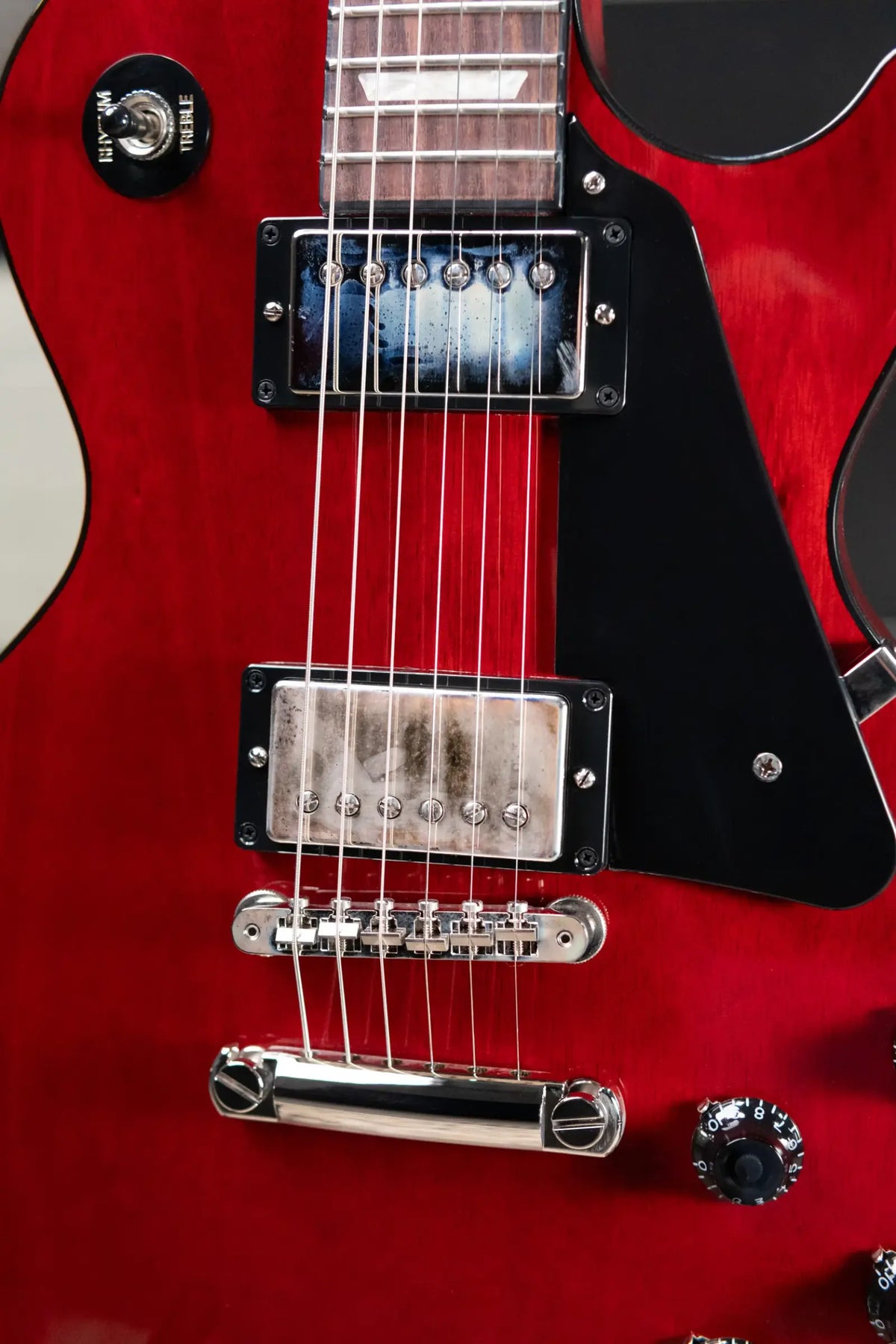 Gibson Les Paul Standard 50s Mahogany Top Electric Guitar - Vintage Cherry with Hardshell Case - Demo